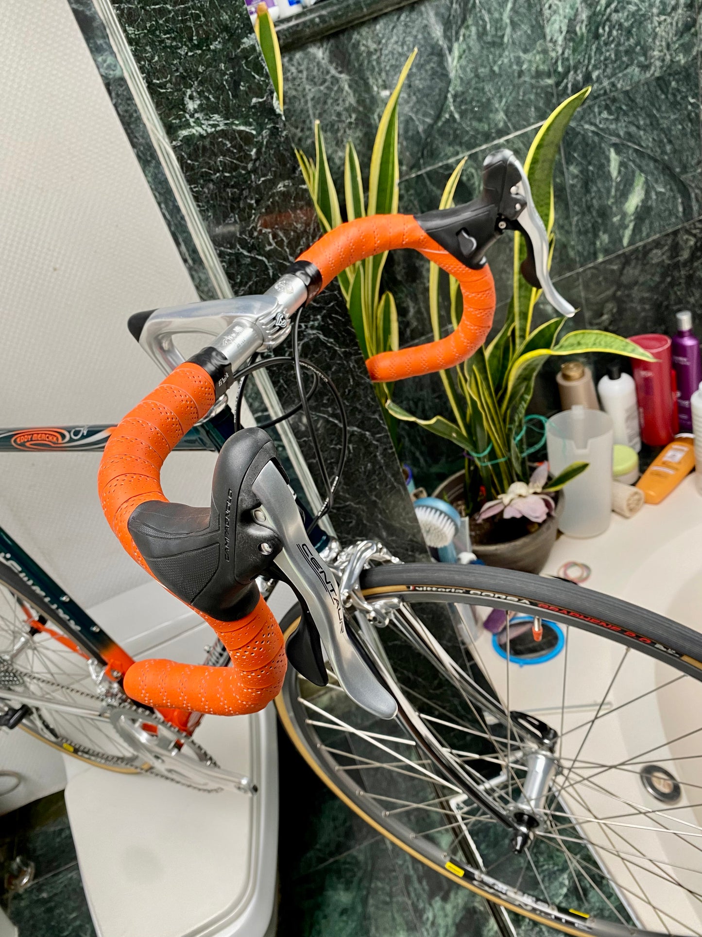 (SIZE 58cm) FULLY CUSTOM EDDY MERCKX STRADA O.S. 20th ANNIVERSARY NEO-RETRO BUILD - CAMPAGNOLO CENTAUR