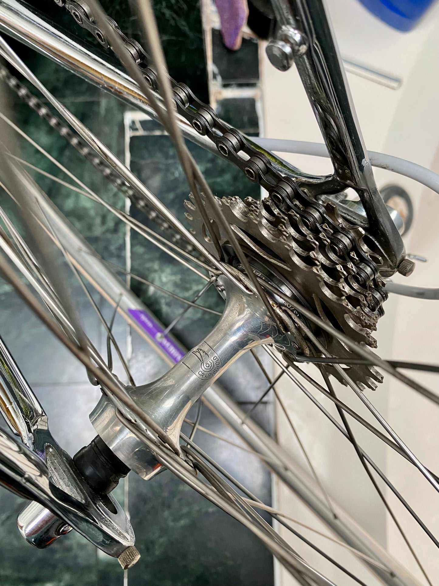 (SIZE 50cm) 1980's CRAMEROTTI ROAD BIKE - CUSTOM BUILT - CAMPAGNOLO ATHENA