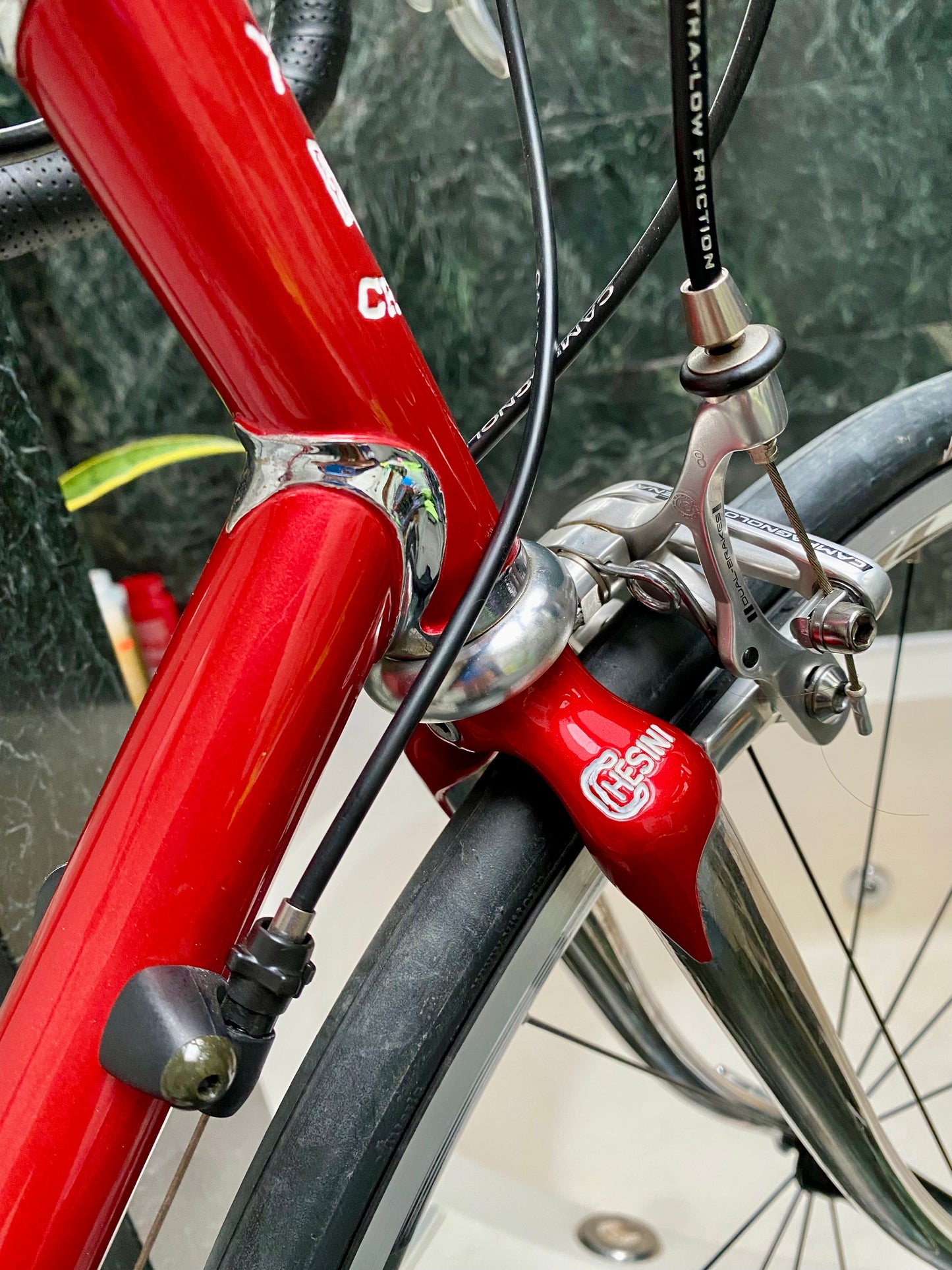 (SIZE 56cm) CHESINI X-UNO STEEL ROAD BIKE - COLUMBUS STEEL / CAMPY ATHENA 11