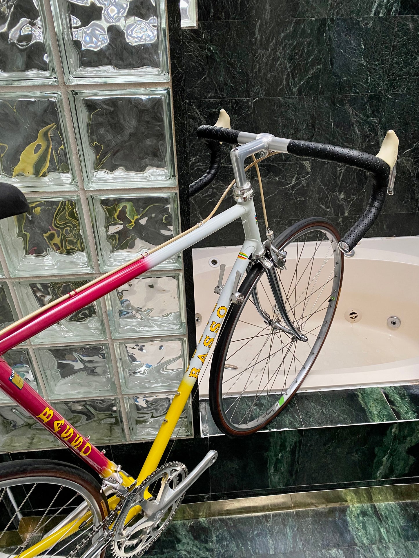 (SIZE 55cm) 1980's BASSO ROAD BIKE - COLUMBUS SL - CAMPAGNOLO ATHENA