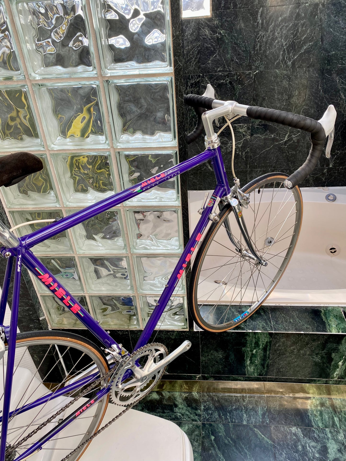 (SIZE 59cm) 1980's MIELE LATINA ROAD BIKE - CAMPAGNOLO ATHENA