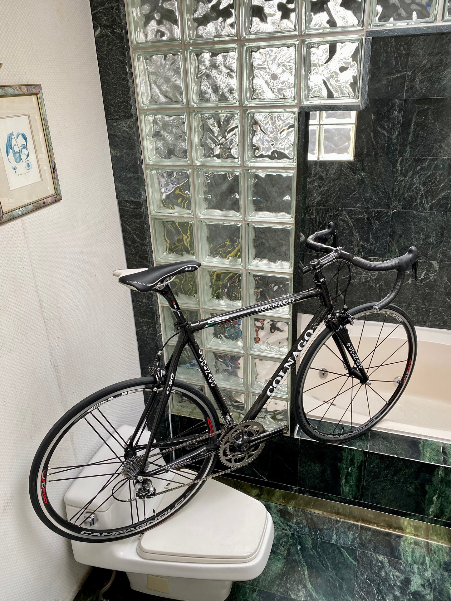 (SIZE 56cm) CLASSIC COLNAGO C50 ROAD BIKE - CAMPAGNOLO RECORD - LIKE NEW / SPOTLESS