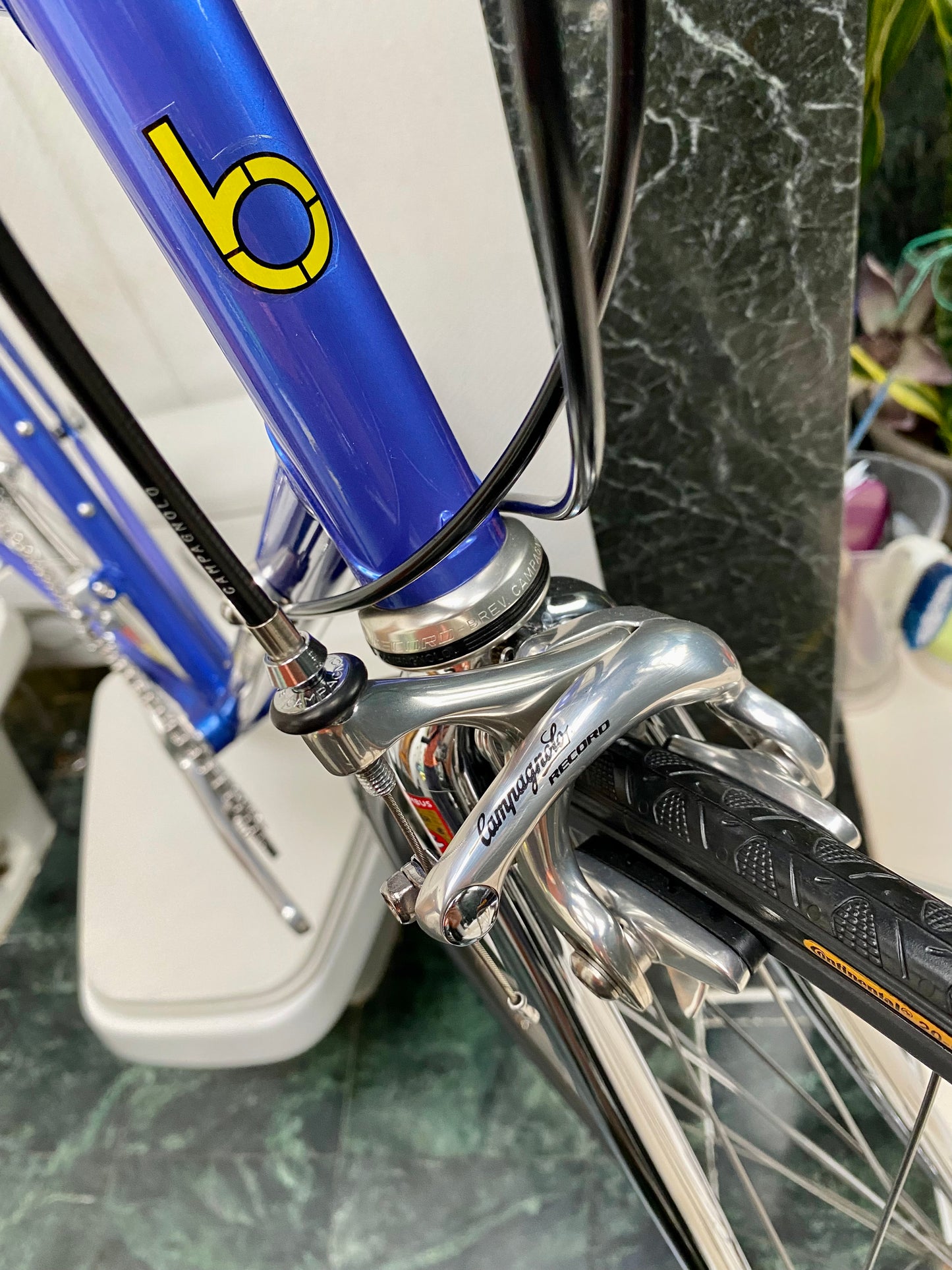 (SIZE 56cm) EARLY-1990's BERTRAND "3000" ROAD BIKE - CAMPAGNOLO RECORD