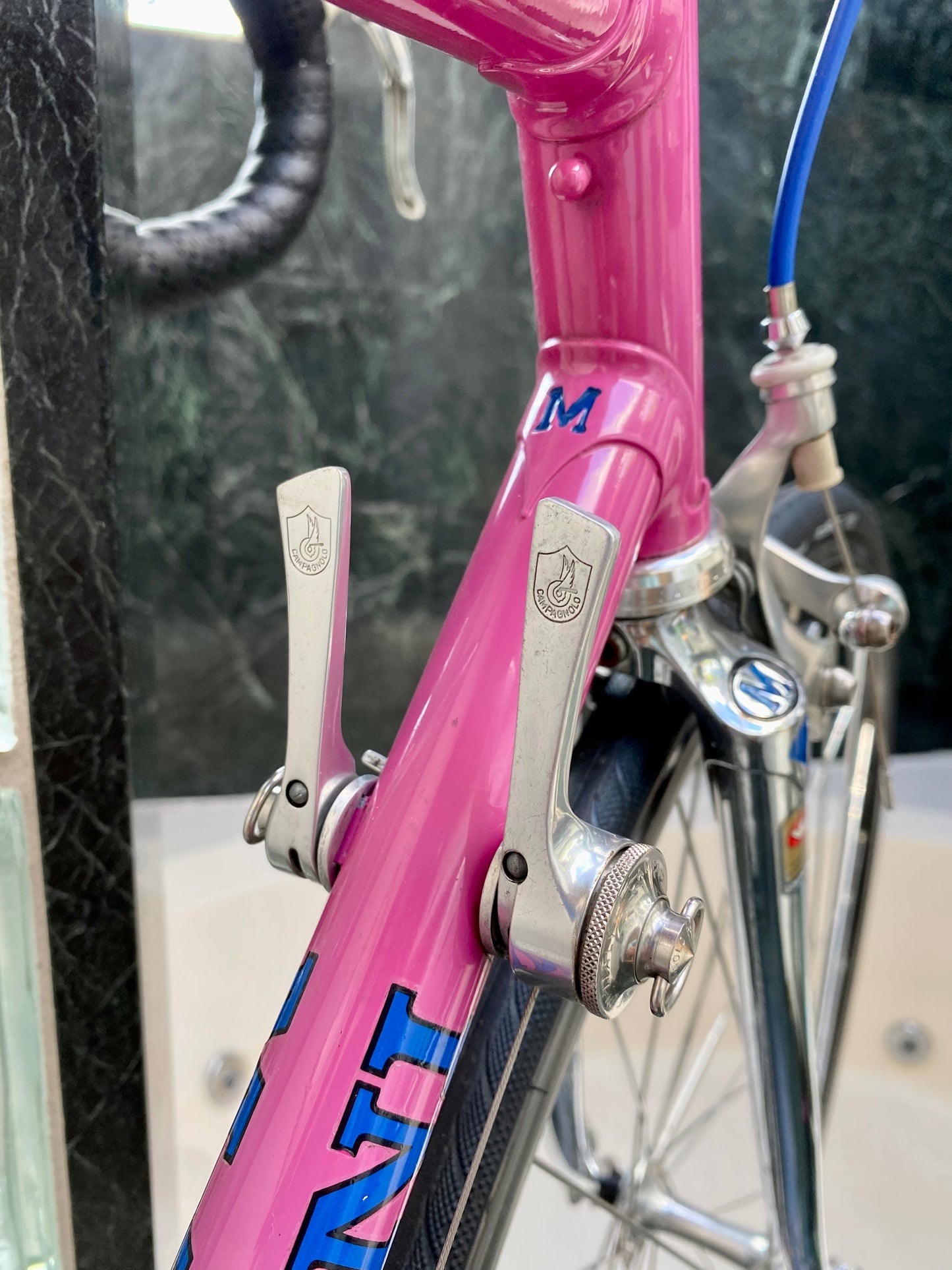 (SIZE 53cm) 1980's MARINONI SPECIAL ROAD BIKE - CAMPAGNOLO ATHENA GROUPSET - PINK