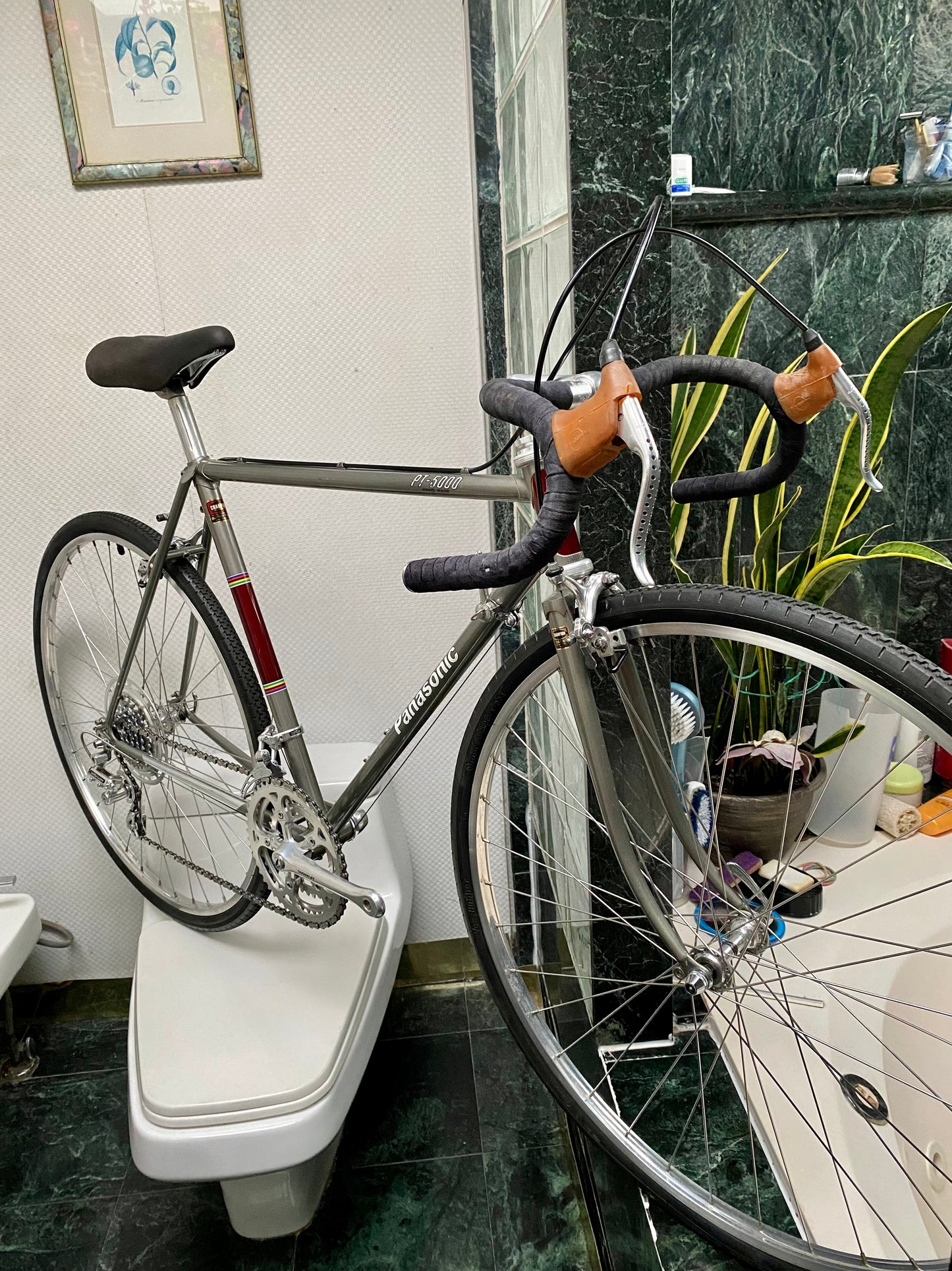 (SIZE 53cm) EARLY-1980's PANASONIC PT-5000 ROAD BIKE - HANDMADE IN JAPAN