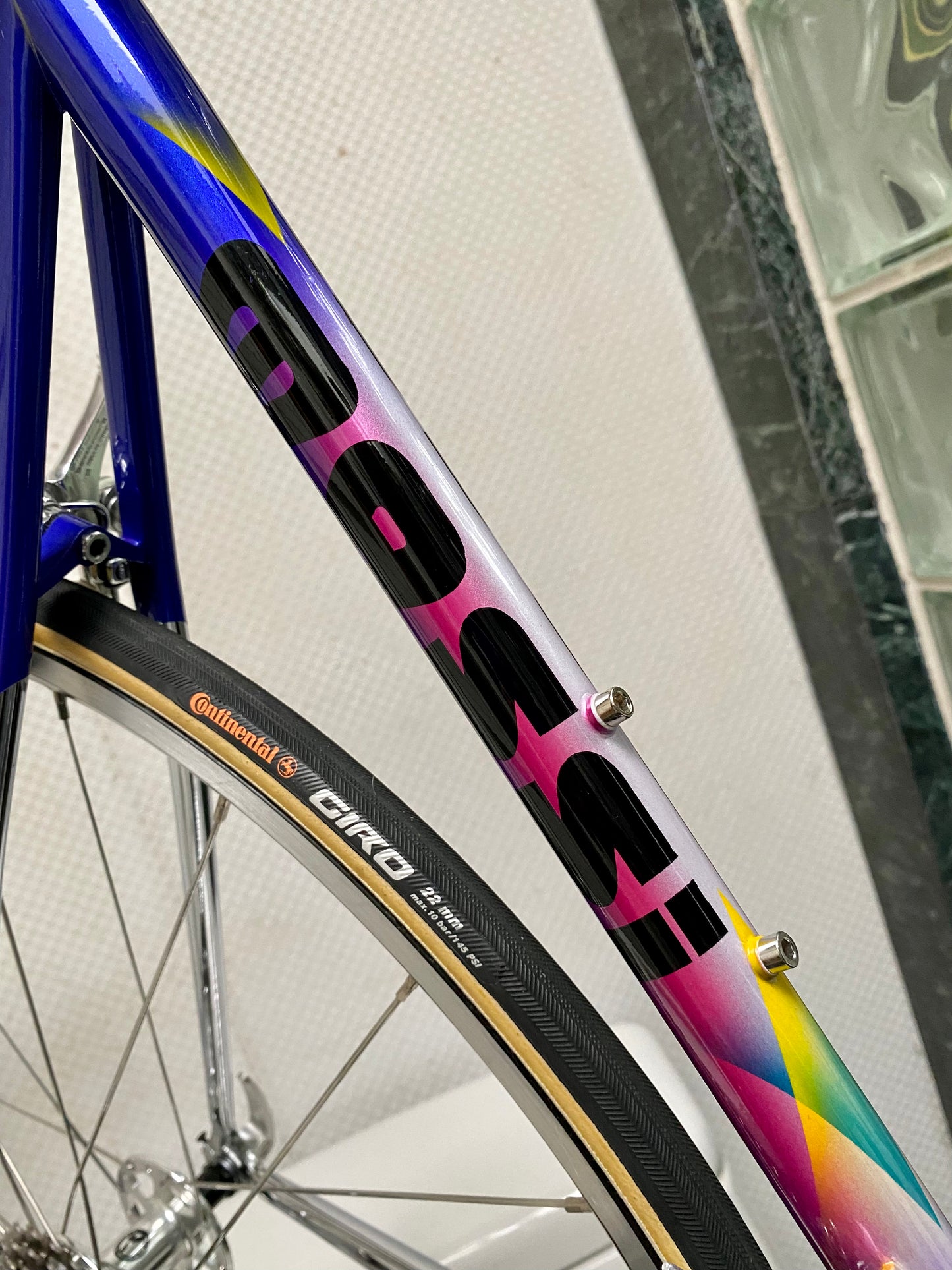 (SIZE 54cm) EARLY-1990's MASSI "MEGA TEAM" ROAD BIKE - COLUMBUS BRAIN - DURA ACE