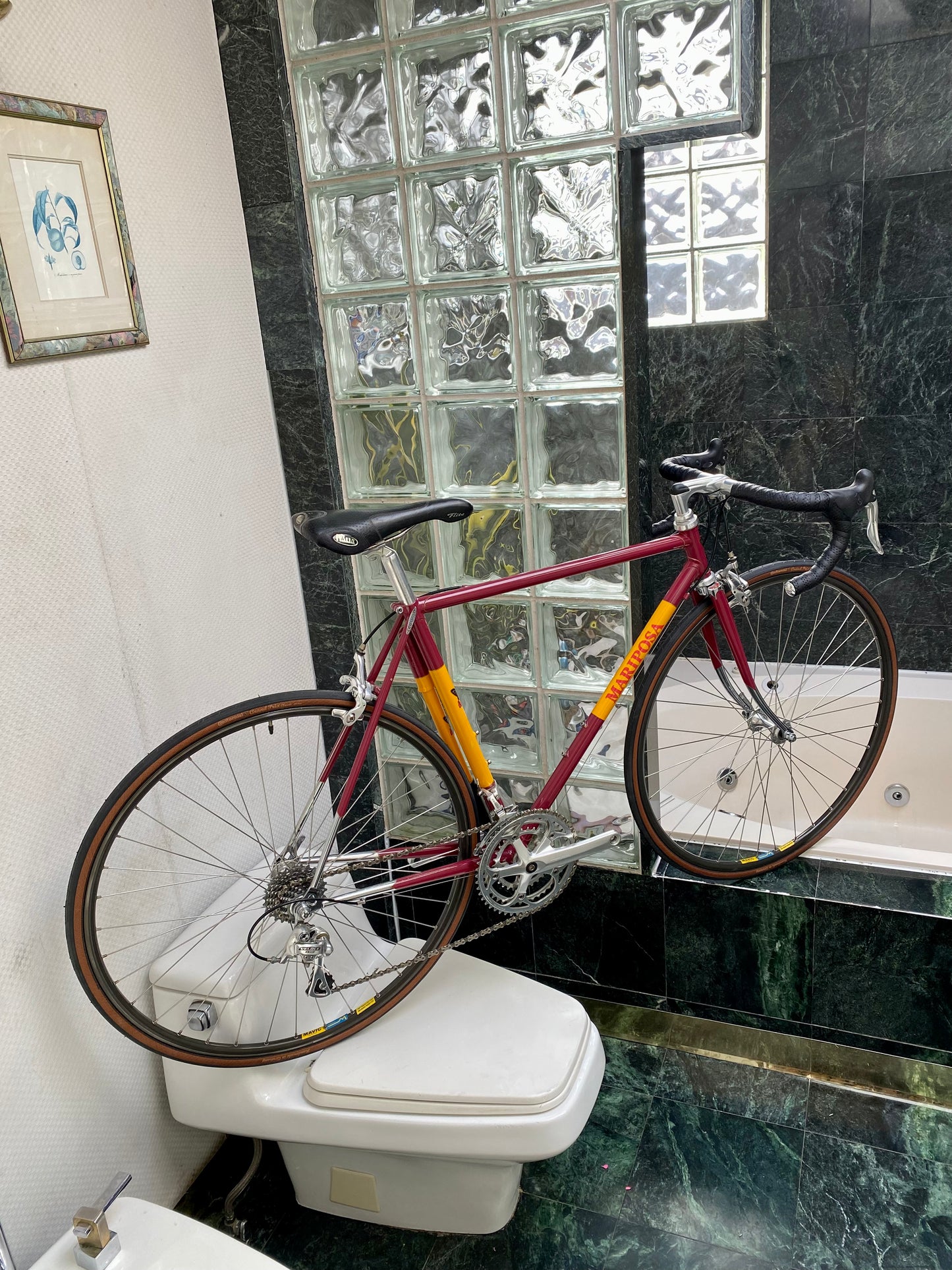 (SIZE 53cm) 2004 MARIPOSA STEEL ROAD BIKE - CUSTOM BUILT - CAMPAGNOLO