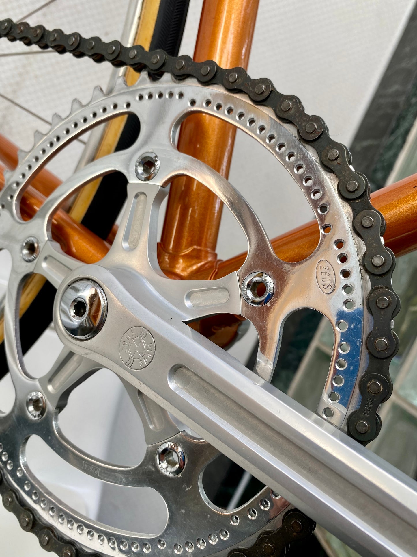 (SIZE 56cm) 1970's ZEUS PISTA TRACK BIKE - SUPER BEAUTIFUL!