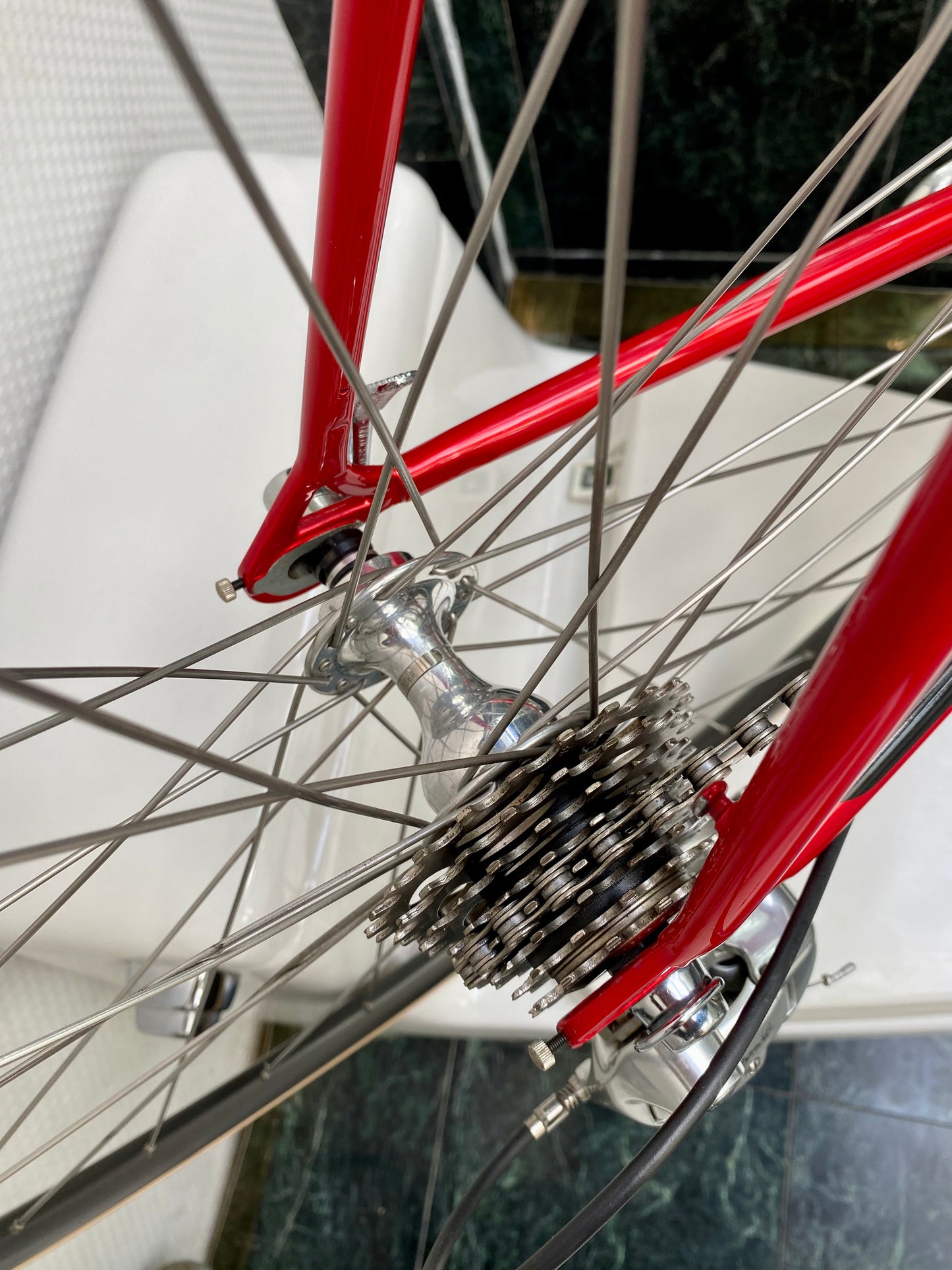 (SIZE 56cm) EARLY-1990's BASSO FIOR DI LOTO ROAD BIKE - NOS / NEW - CAMPAGNOLO C-RECORD DELTA