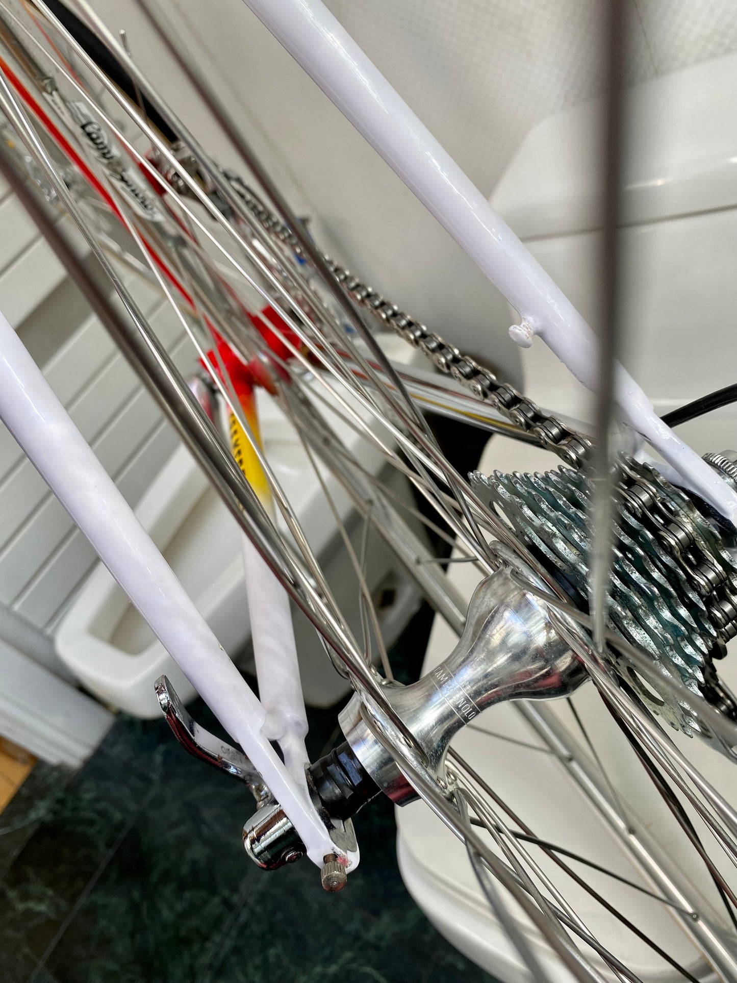 (SIZE 57cm) STUNNING EARLY-1990's CUSTOM CRAMEROTTI ROAD BIKE - CAMPAGNOLO