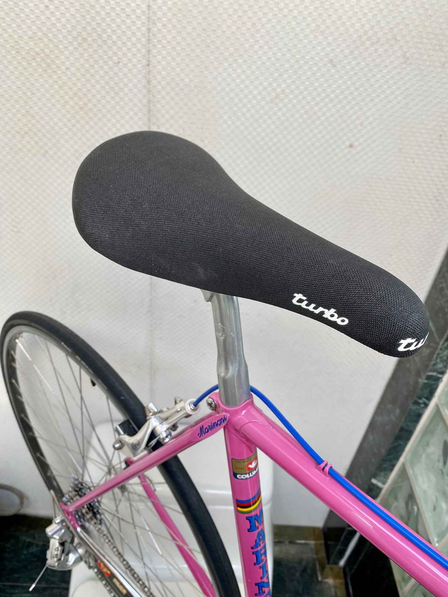 (SIZE 53cm) 1980's MARINONI SPECIAL ROAD BIKE - CAMPAGNOLO ATHENA GROUPSET - PINK