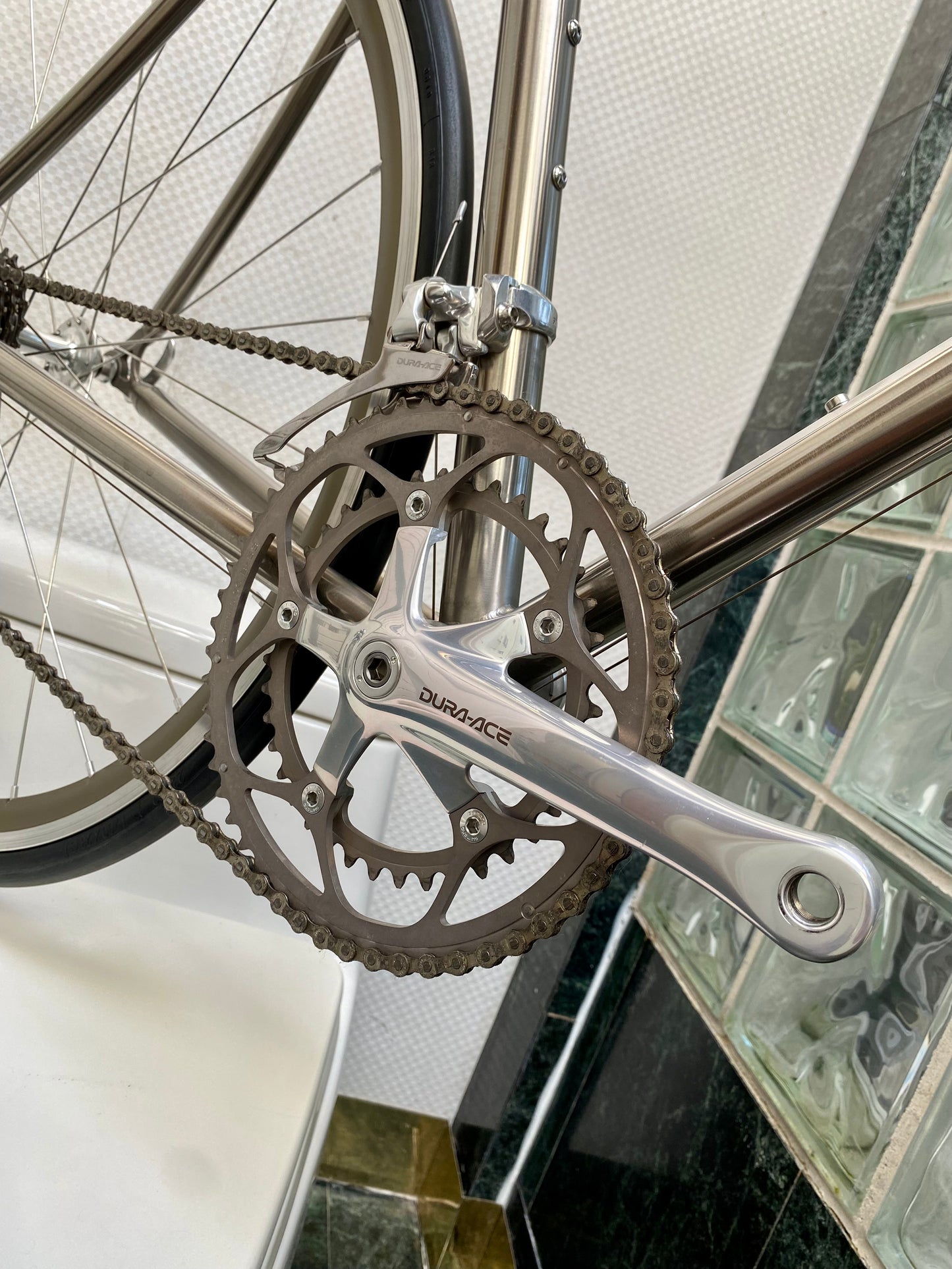 (SIZE 55cm) LATE-1990's LITESPEED VORTEX TITANIUM ROAD BIKE - SHIMANO DURA ACE - LIKE NEW