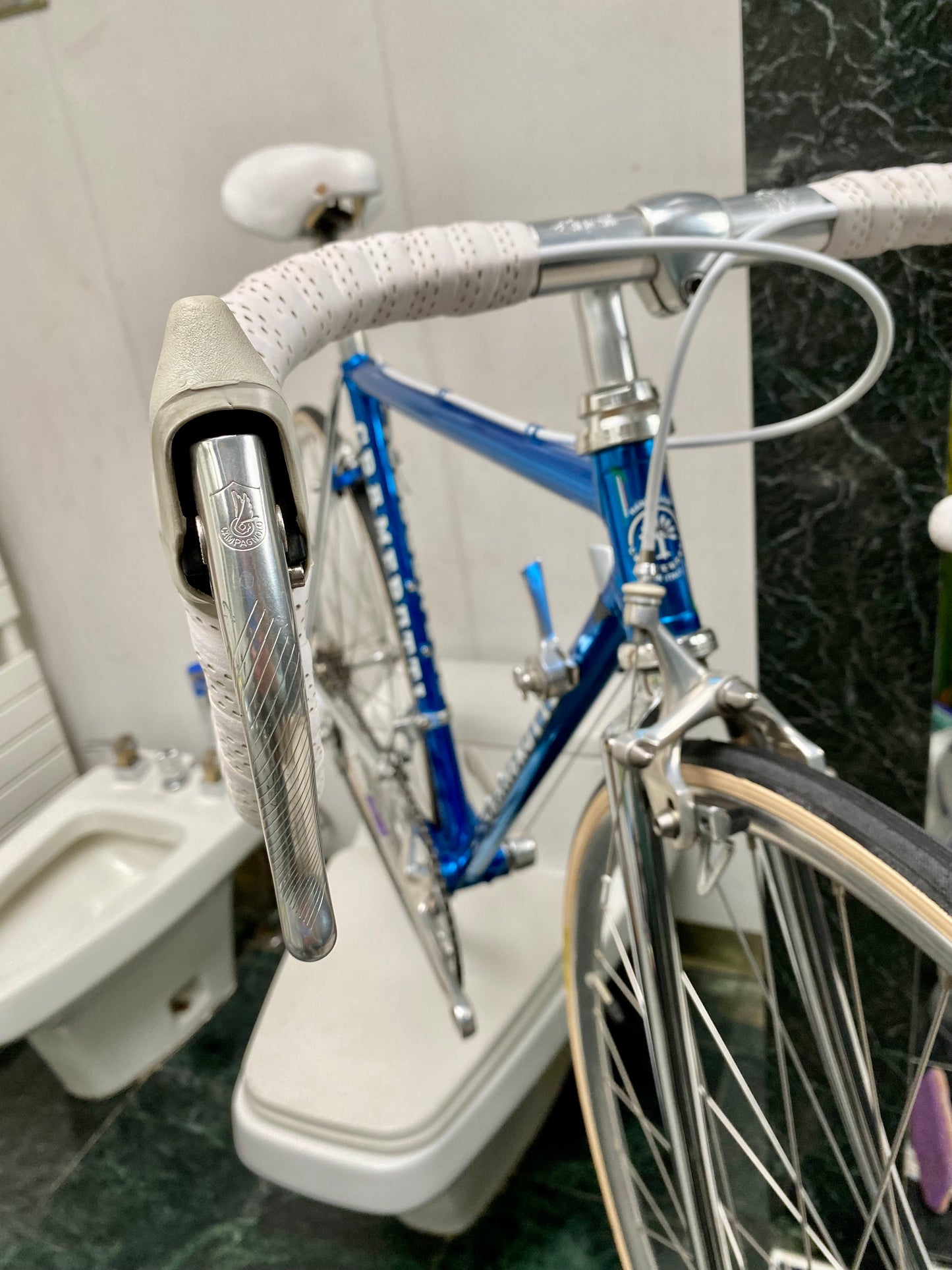 (SIZE 50cm) 1980's CRAMEROTTI ROAD BIKE - CUSTOM BUILT - CAMPAGNOLO ATHENA