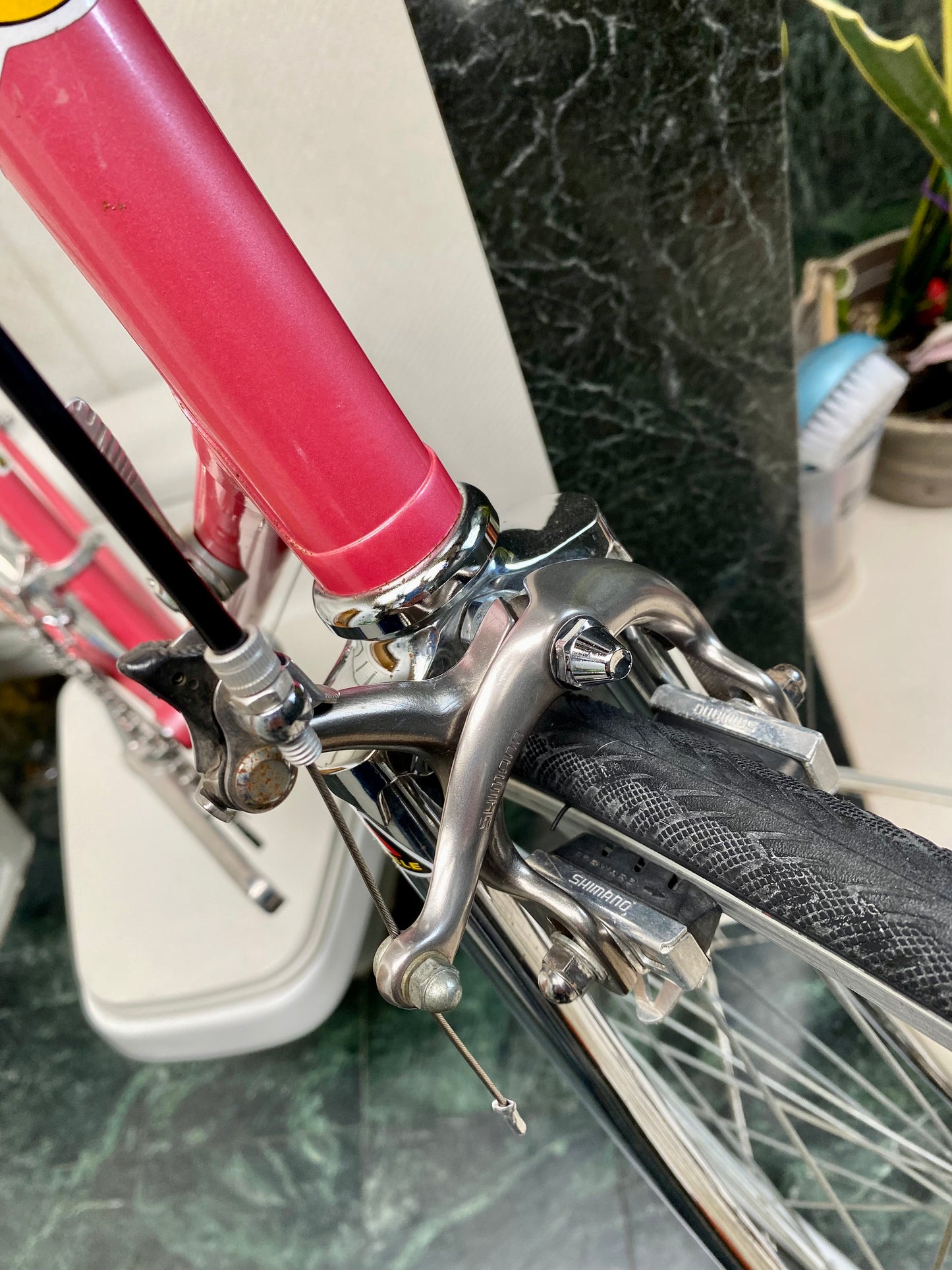 (SIZE 62cm) 1980's MIELE ROAD BIKE - VERY NICE! - PINK