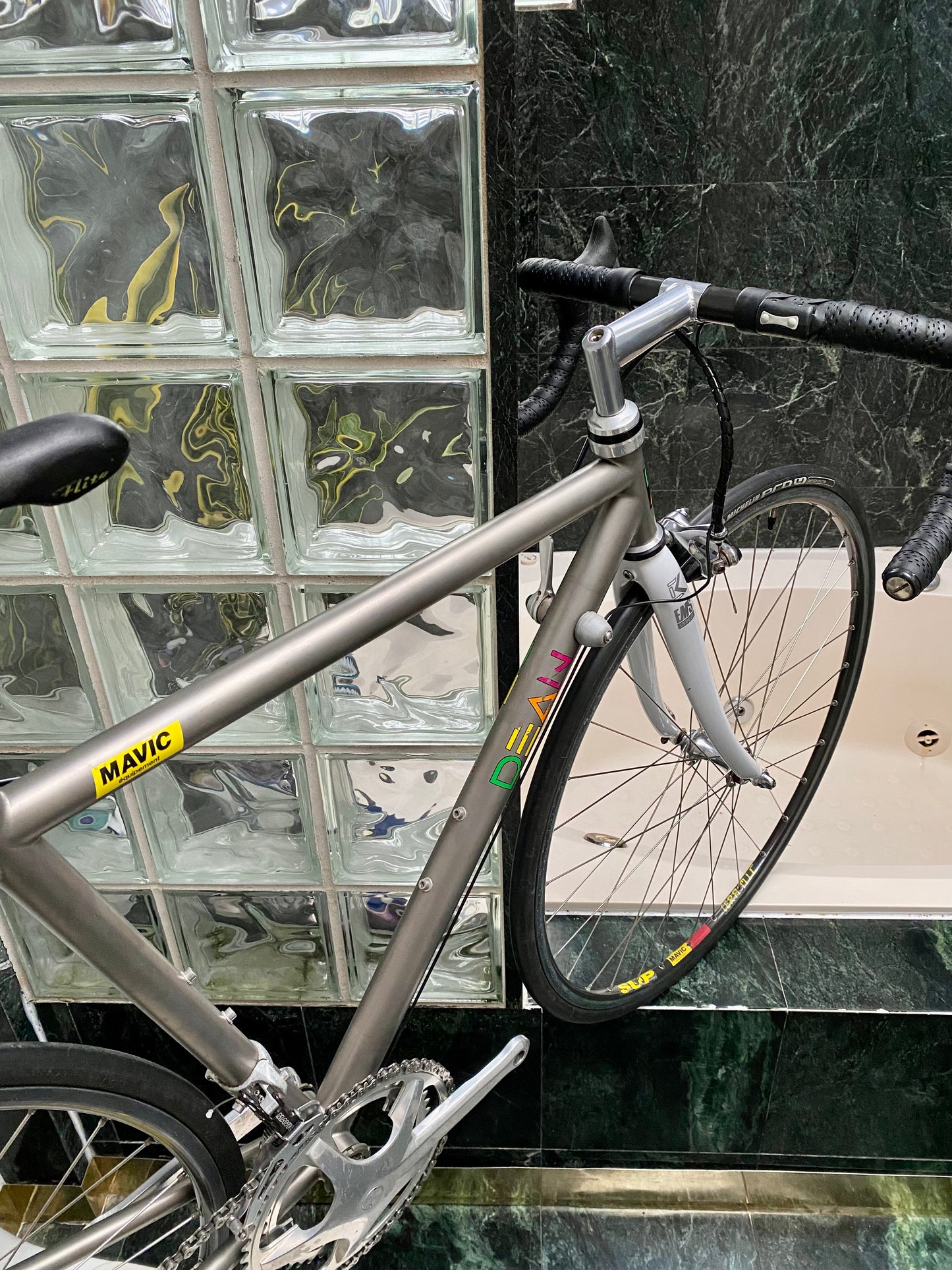 (SIZE 51cm) 1992 DEAN TITANIUM ROAD BIKE - CUSTOM BUILD - MAVIC ZAP ELECTRONIC GROUPSET