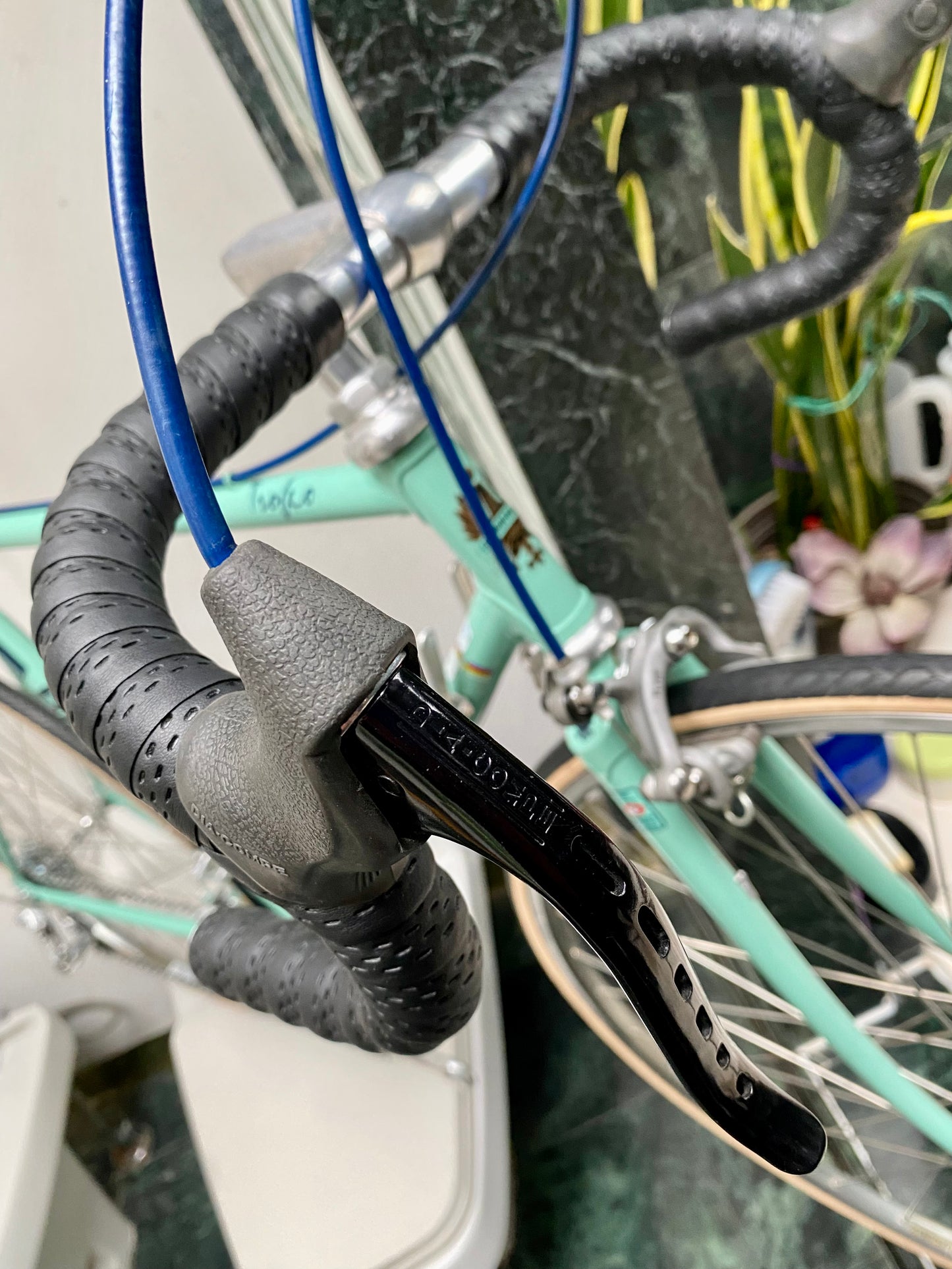 (SIZE 53cm) 1980's BIANCHI TROFEO ROAD BIKE - CAMPAGNOLO - COLUMBUS - LIKE NEW