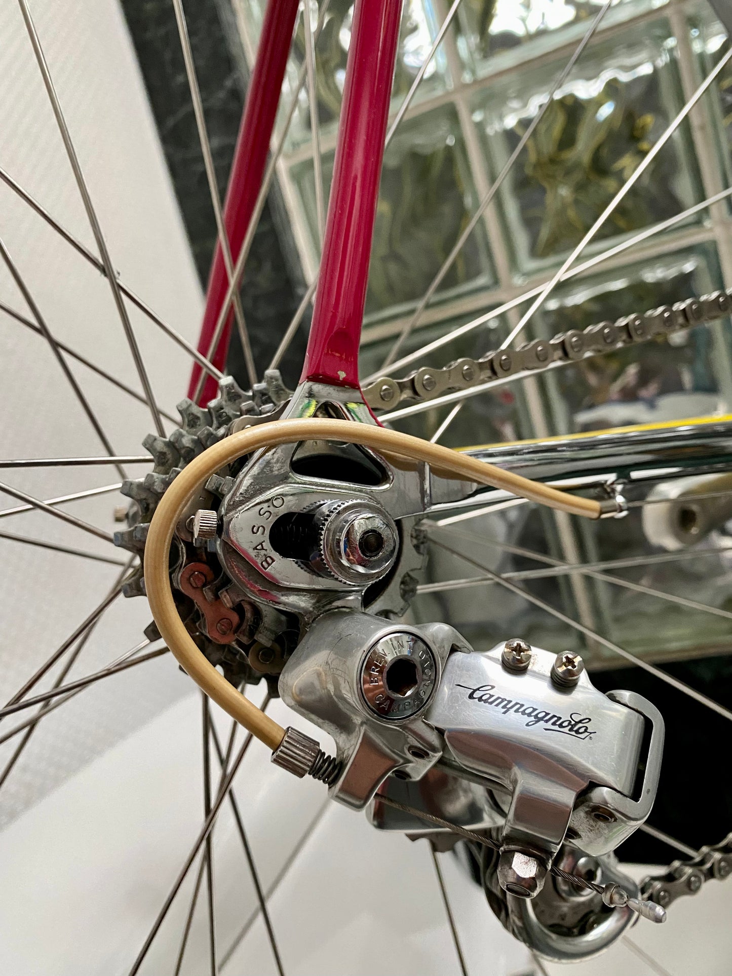 (SIZE 55cm) 1980's BASSO ROAD BIKE - COLUMBUS SL - CAMPAGNOLO ATHENA