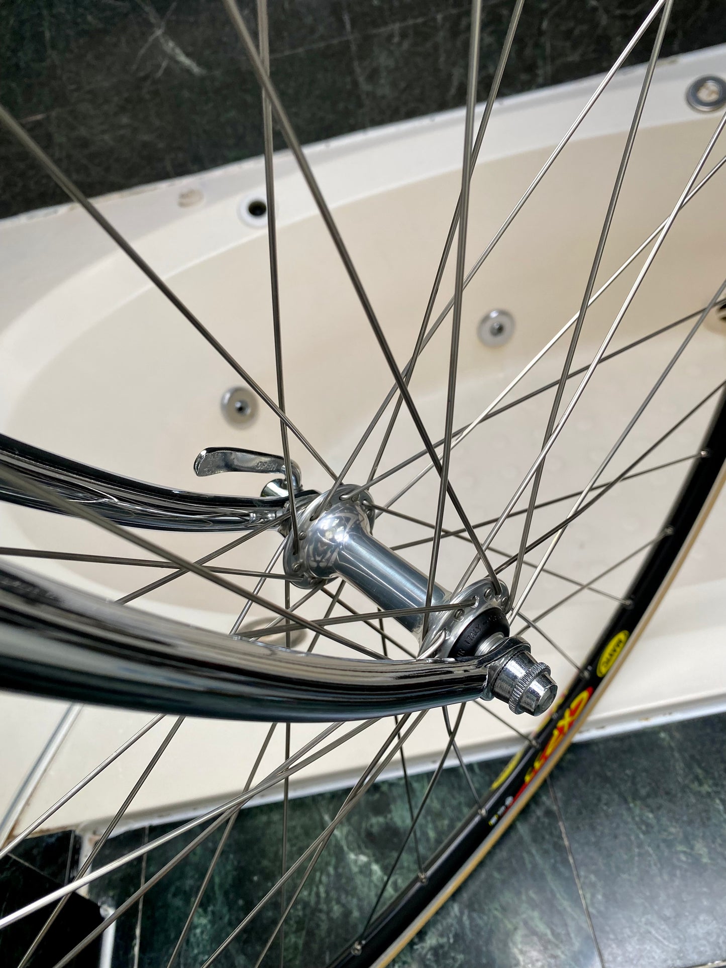 (SIZE "43cm") 1999 GIANELLA STEEL ROAD BIKE - CUSTOM BUILT - COLUMBUS SLX - CAMPY