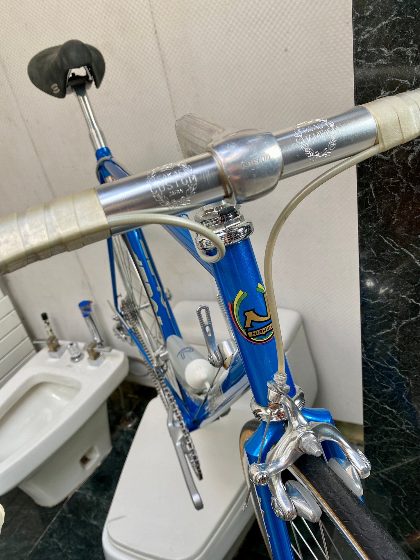 (SIZE 55cm) 1980's NISHIKI AERO II ROAD BIKE - SUPER NEAT - SPOTLESS