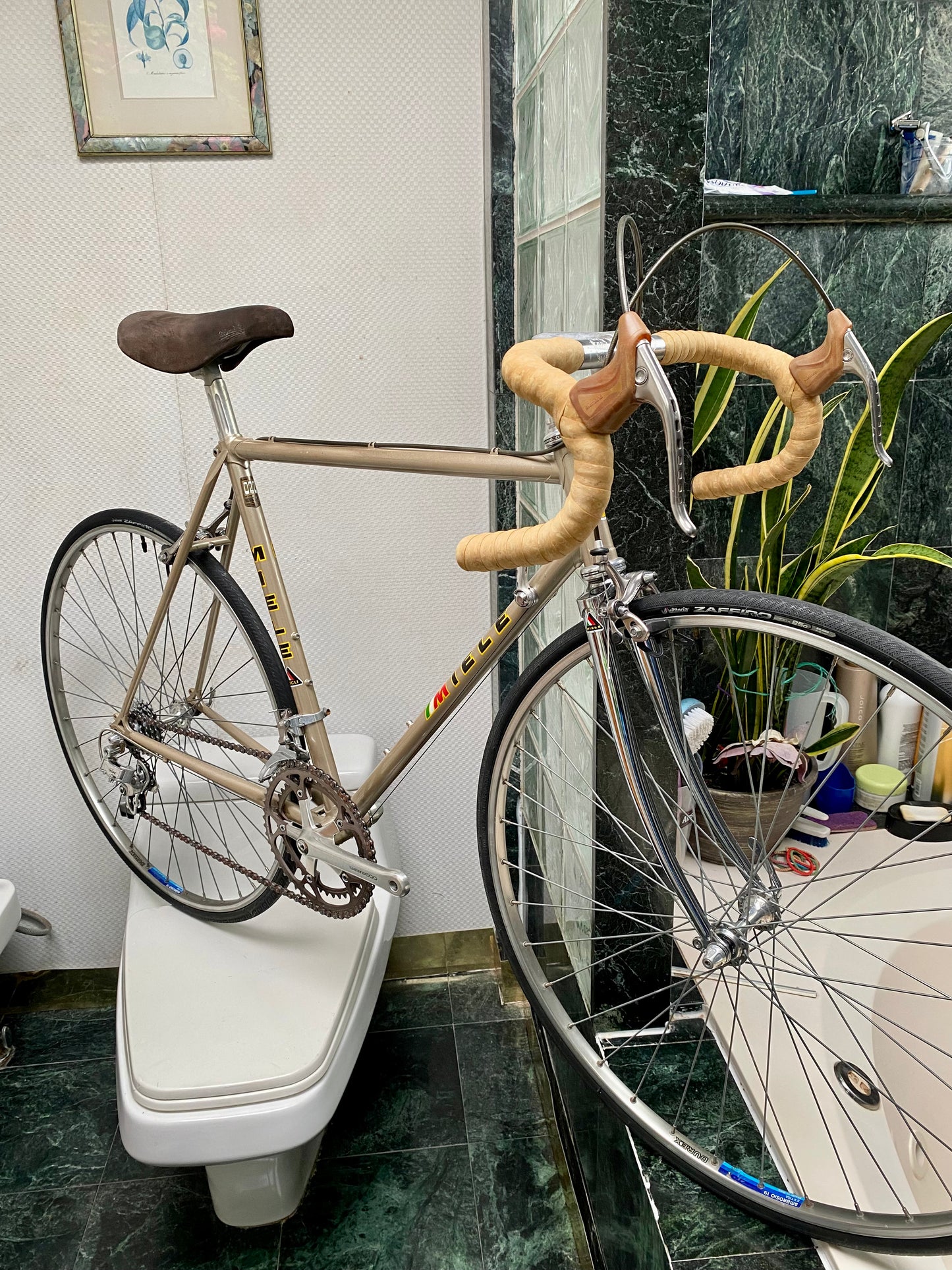 (SIZE 53cm) 1980's MIELE ROAD BIKE - SHIMANO 600