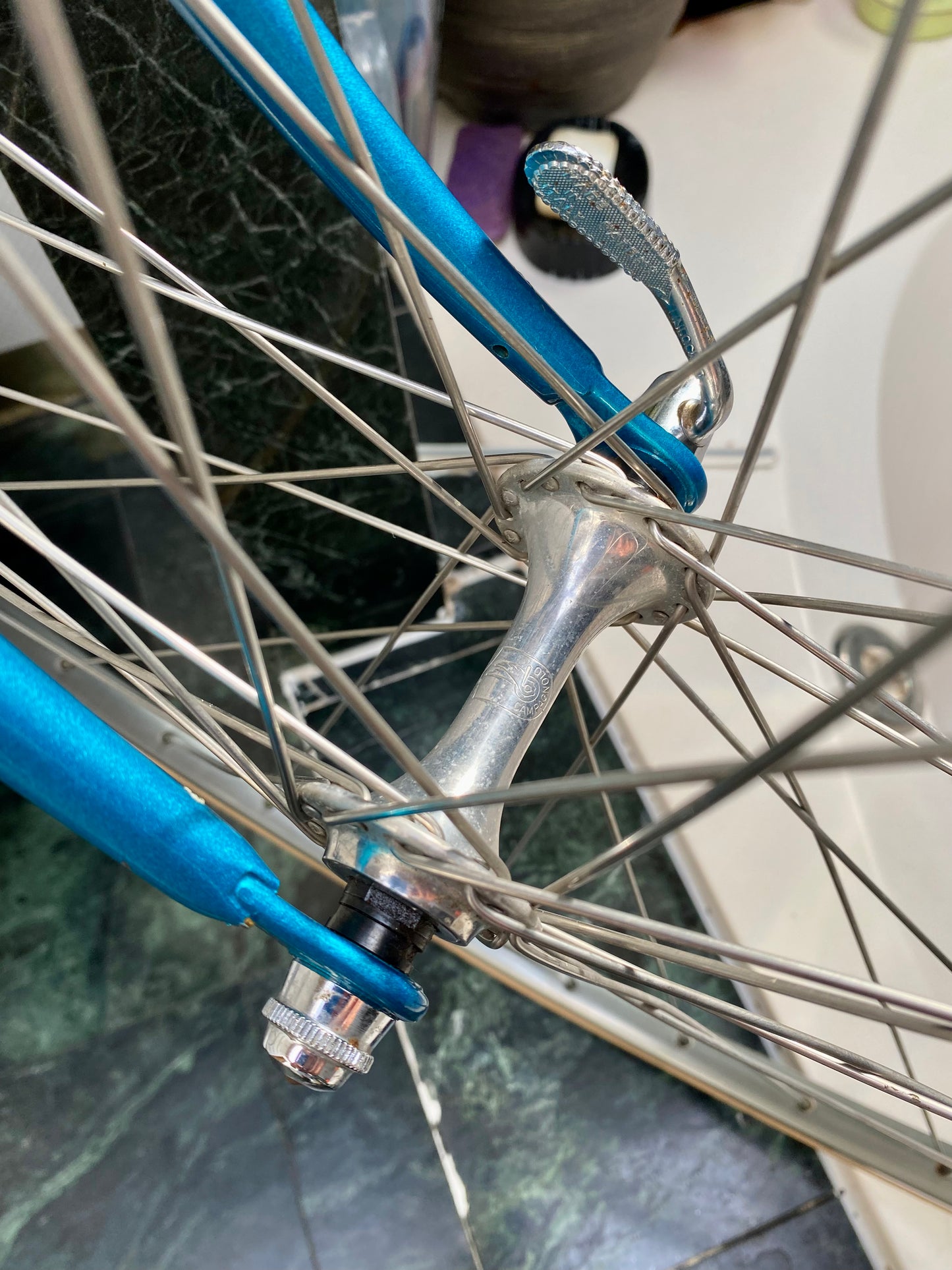 (SIZE 54cm) 1980's BIANCHI ROAD BIKE - CAMPAGNOLO