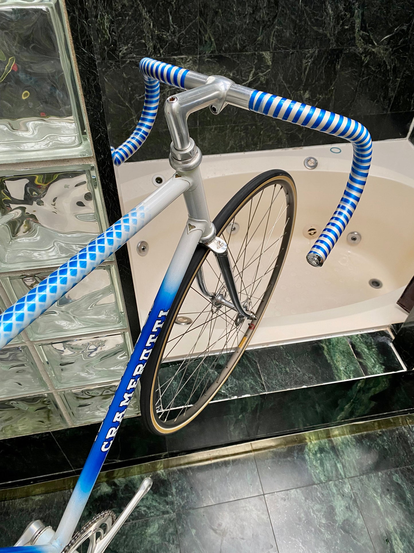 (SIZE 56cm) 1980's CRAMEROTTI PISTA TRACK BIKE - CINELLI