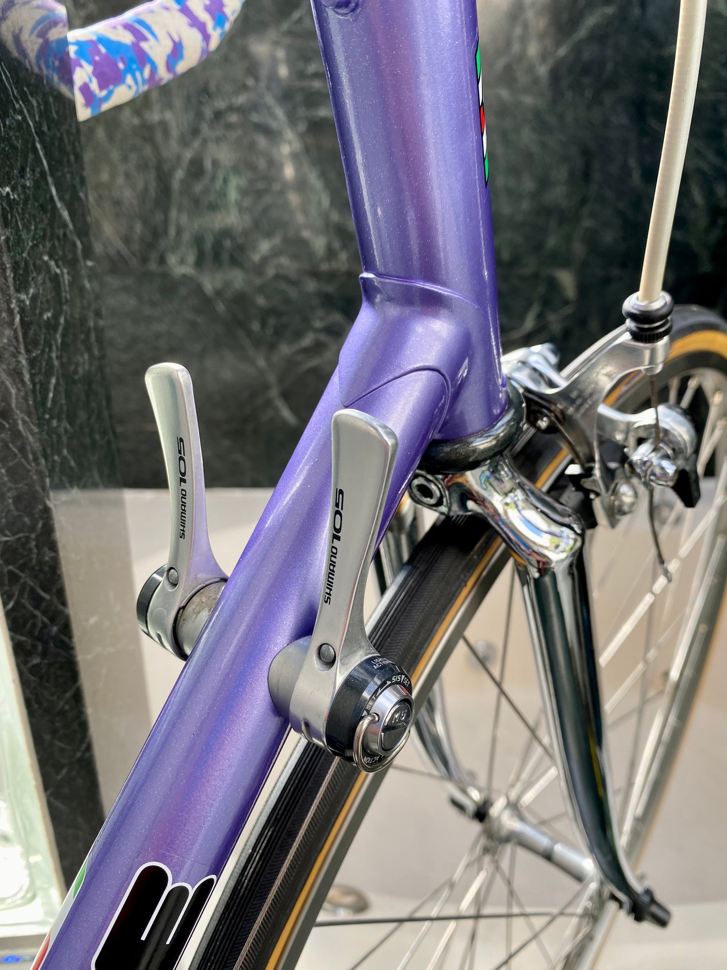 (SIZE 56cm) NOS / NEW 1980's MIELE ROAD BIKE - SHIMANO 105