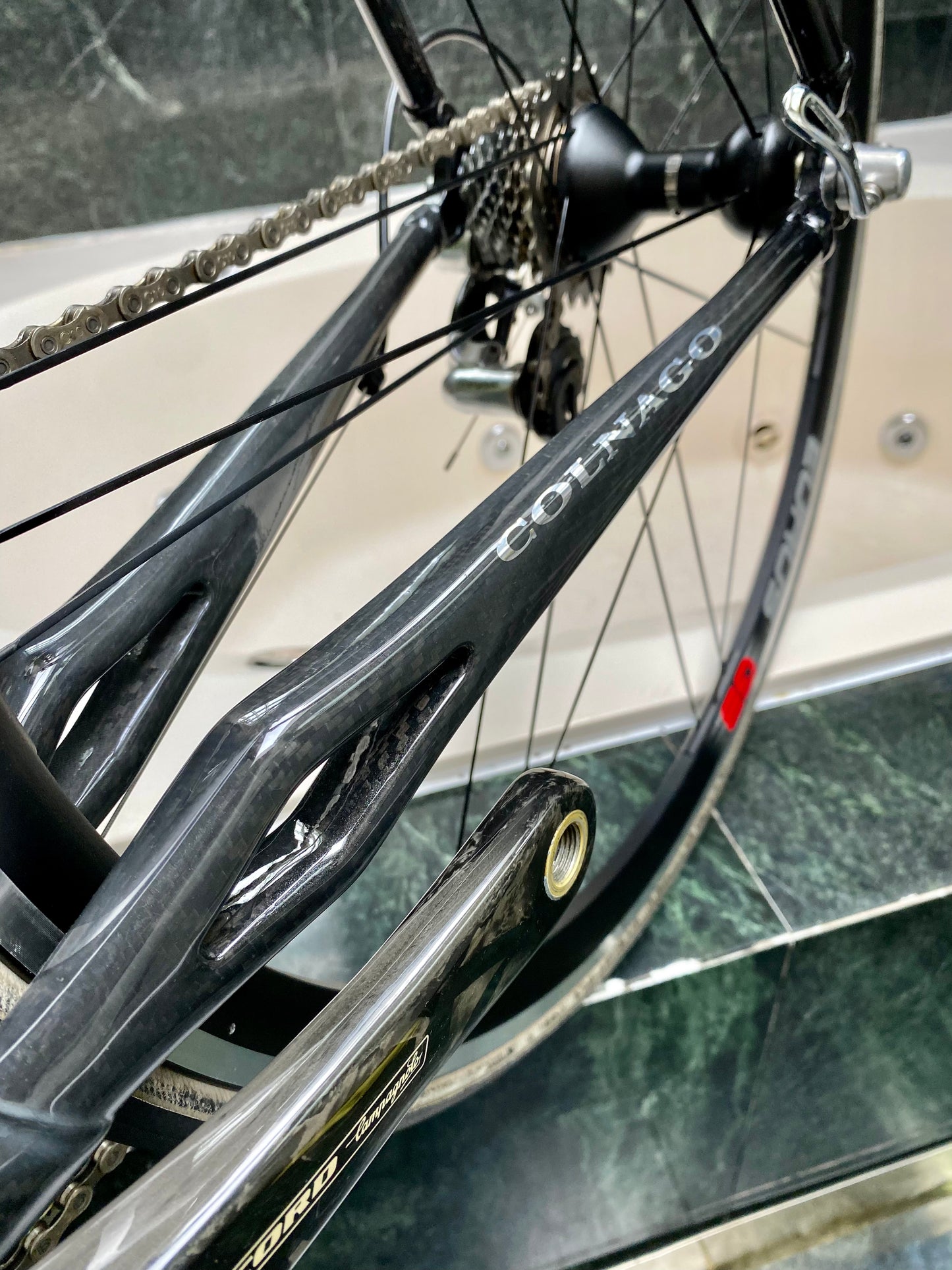 (SIZE 53cm) 2004 COLNAGO PRESIDENT LEONARDO DA VINCI ROAD BIKE - CAMPAGNOLO RECORD