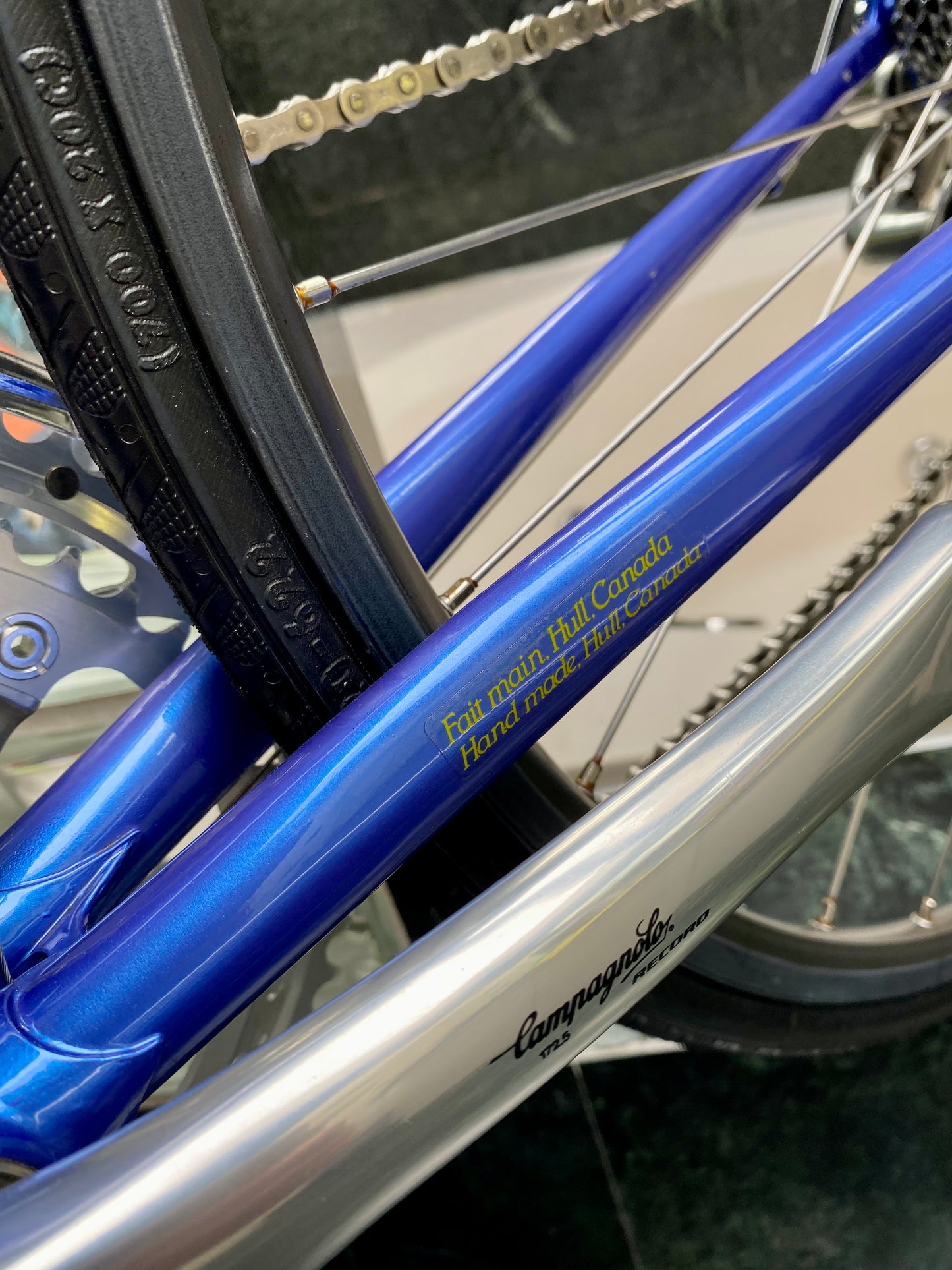 (SIZE 56cm) EARLY-1990's BERTRAND "3000" ROAD BIKE - CAMPAGNOLO RECORD