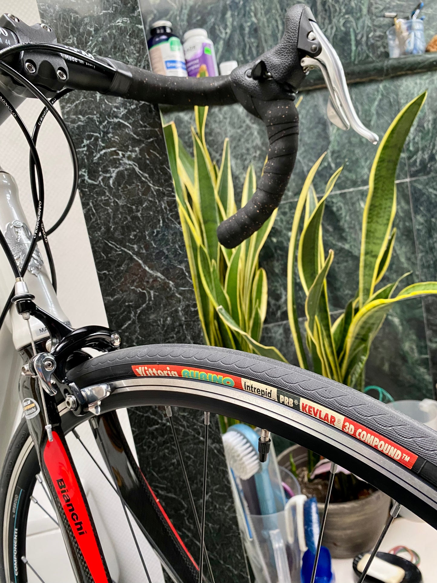 (SIZE 56cm) NOS / BRAND NEW CLASSIC BIANCHI ROAD BIKE - CAMPAGNOLO