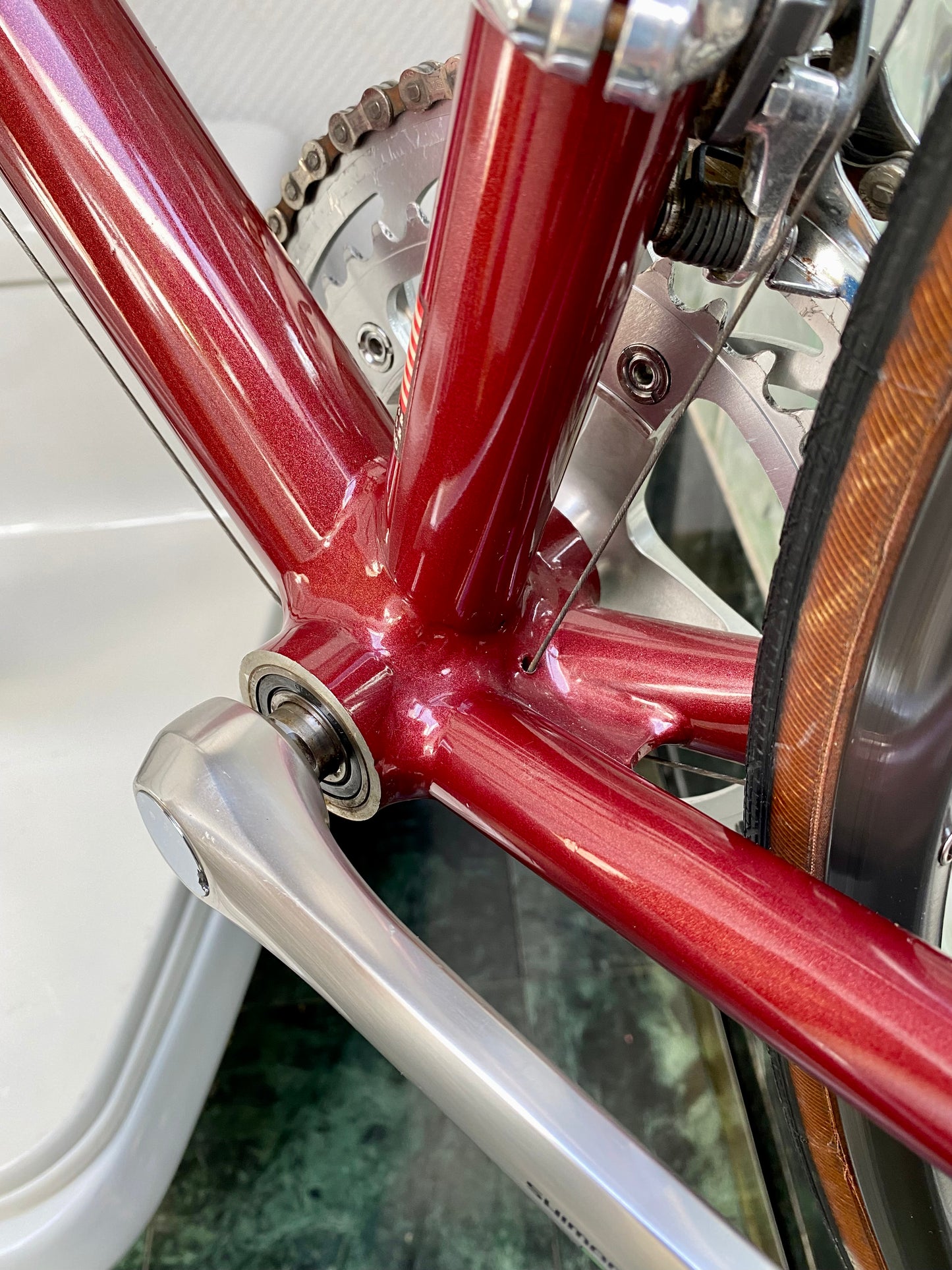 (SIZE 56cm) 1980's KLEIN QUANTUM ROAD BIKE - SHIMANO 600 - SPOTLESS - RARE