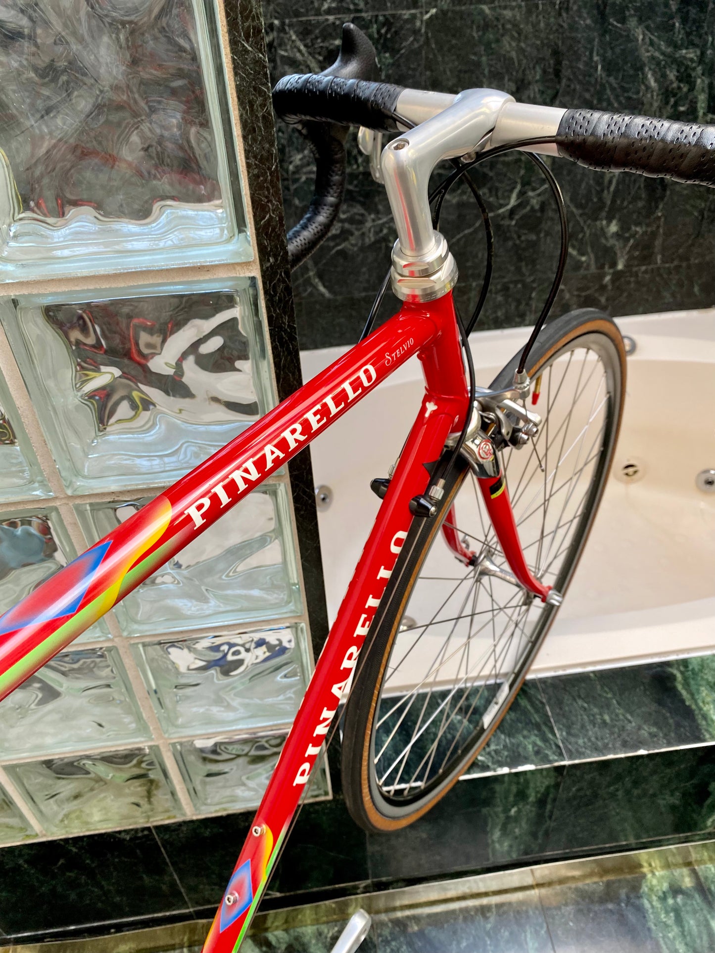 (SIZE 56cm) 1990's PINARELLO STELVIO ROAD BIKE - CAMPAGNOLO - SPOTLESS / LIKE NEW