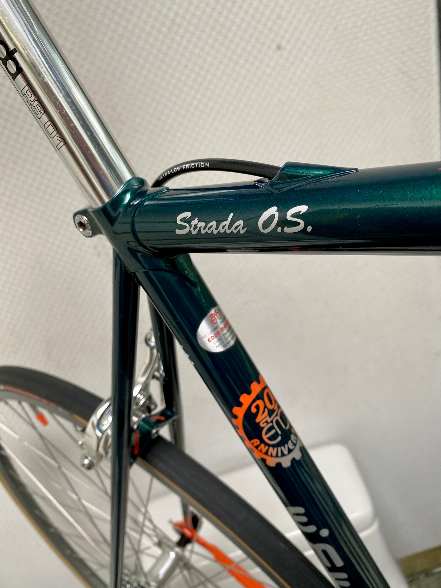 (SIZE 58cm) FULLY CUSTOM EDDY MERCKX STRADA O.S. 20th ANNIVERSARY NEO-RETRO BUILD - CAMPAGNOLO CENTAUR