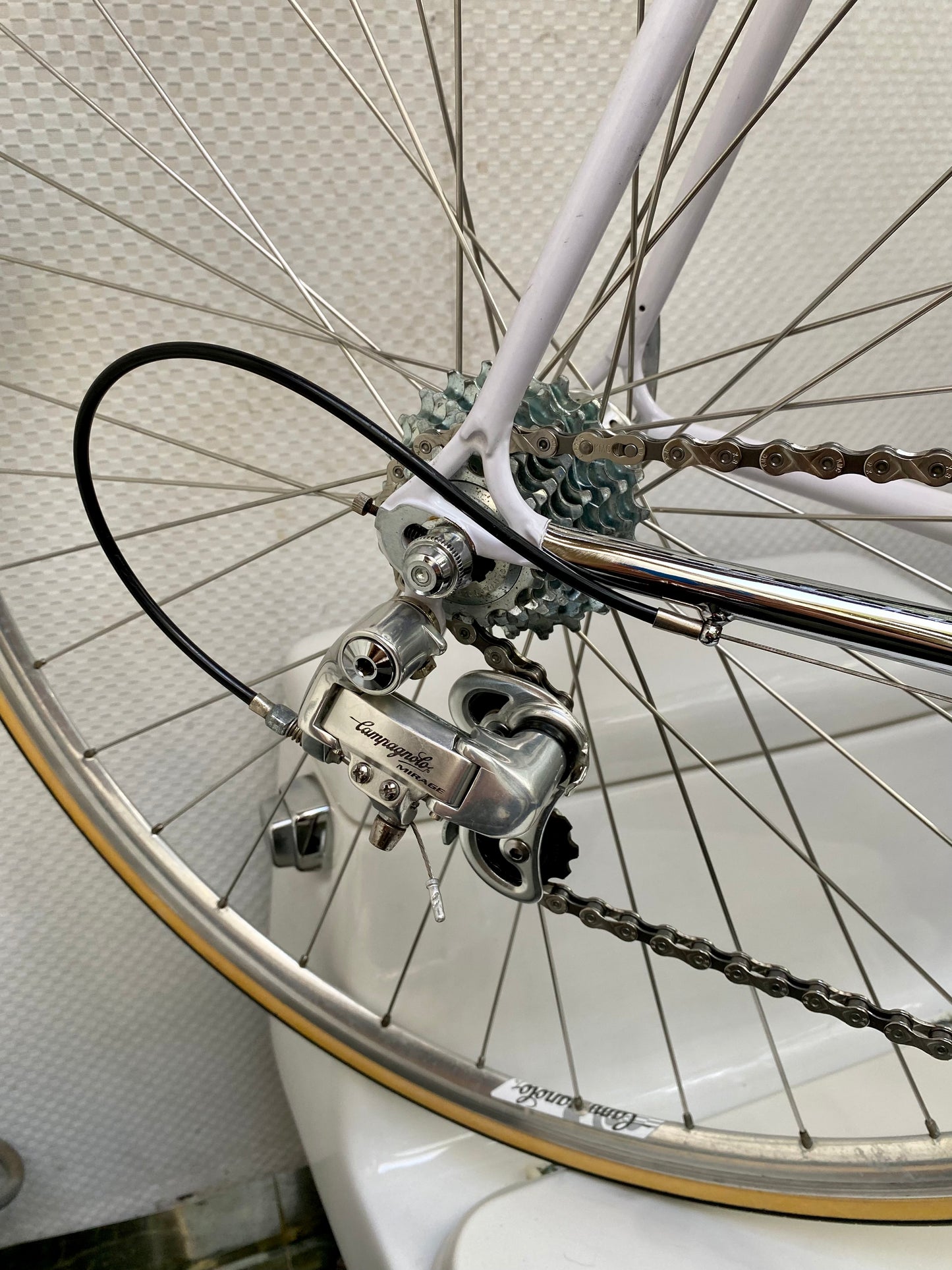 (SIZE 57cm) STUNNING EARLY-1990's CUSTOM CRAMEROTTI ROAD BIKE - CAMPAGNOLO