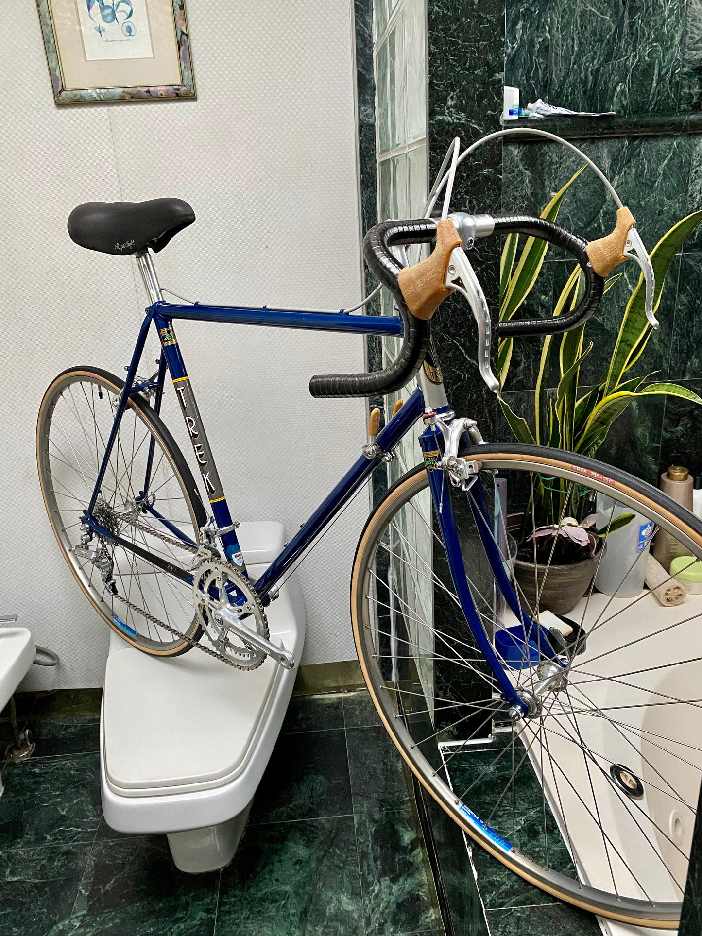 (SIZE 56cm) EARLY-1980's TREK 700 ROAD BIKE - SUNTOUR SUPERBE - REYNOLDS 531 - SPOTLESS