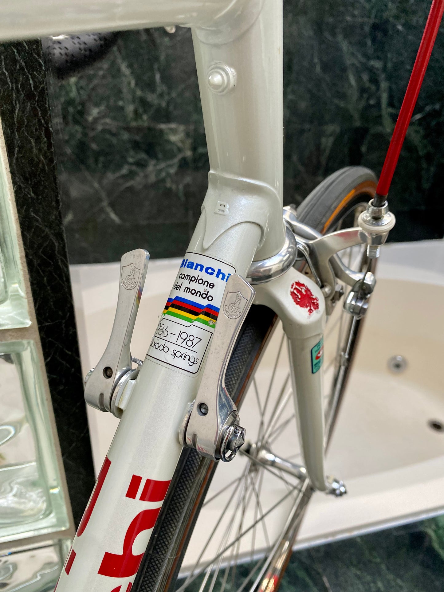 (SIZE 54cm) 1980's BIANCHI ROAD BIKE - CAMPAGNOLO - SUPER CLEAN