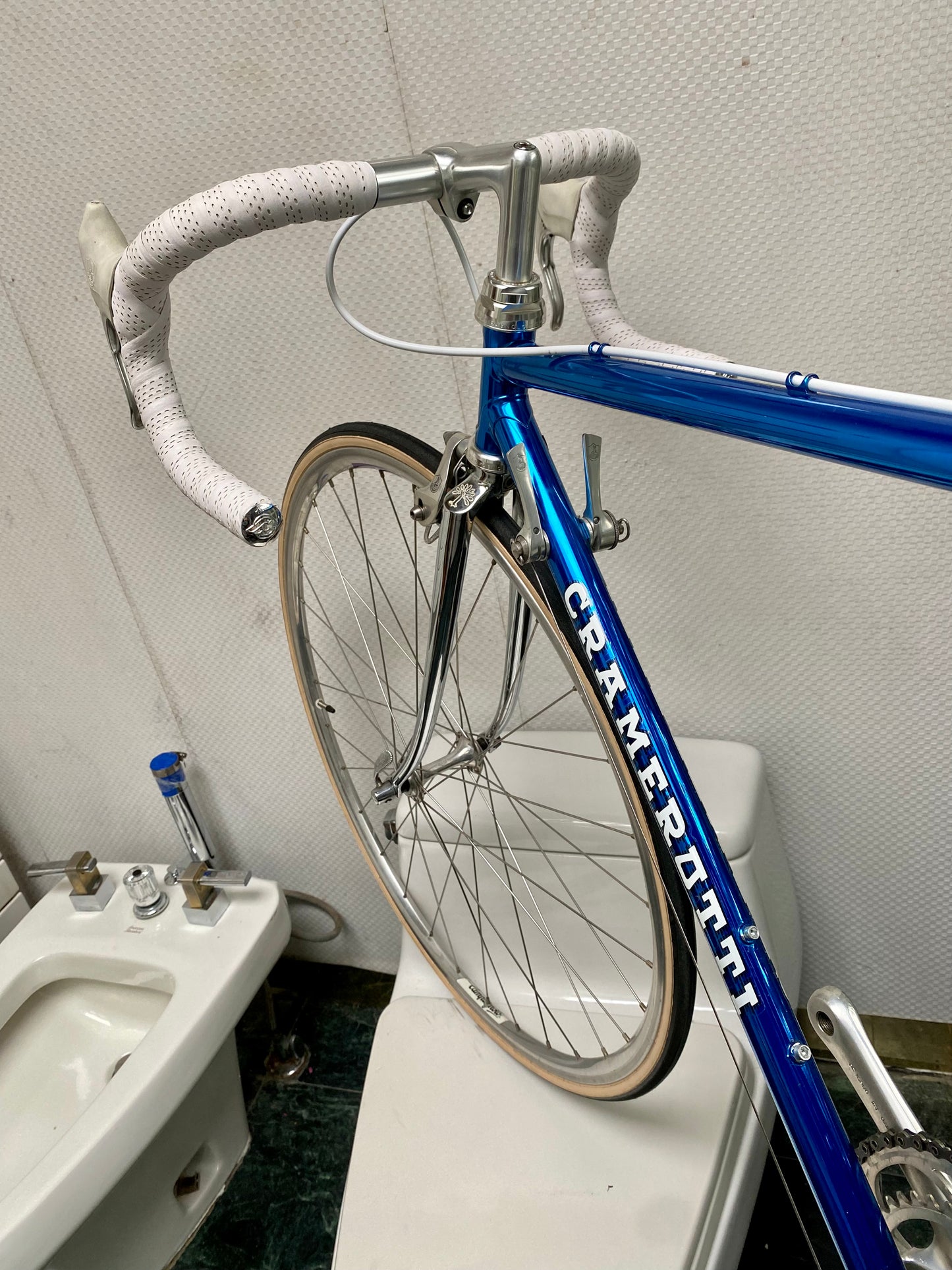 (SIZE 50cm) 1980's CRAMEROTTI ROAD BIKE - CUSTOM BUILT - CAMPAGNOLO ATHENA