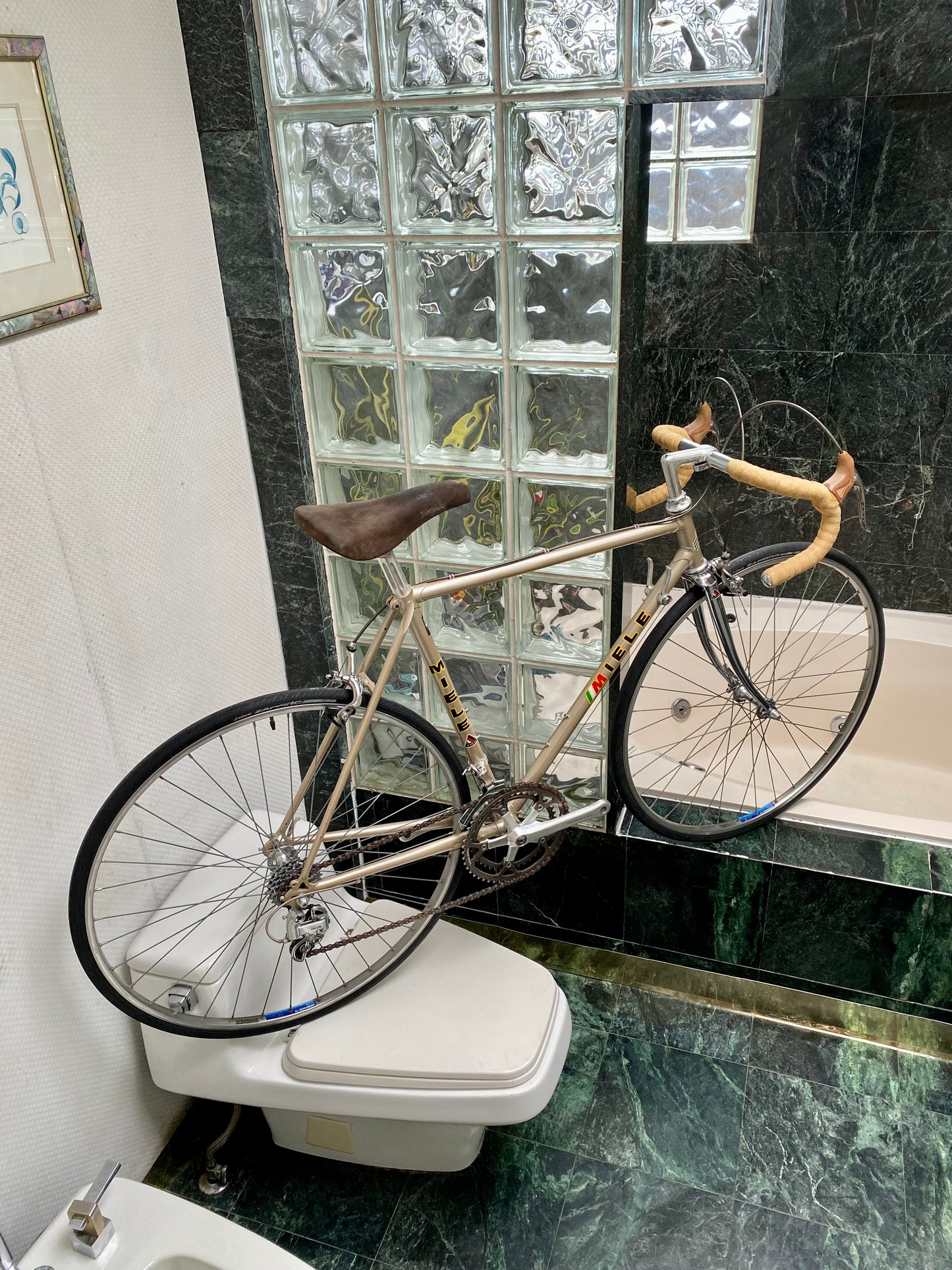 (SIZE 53cm) 1980's MIELE ROAD BIKE - SHIMANO 600