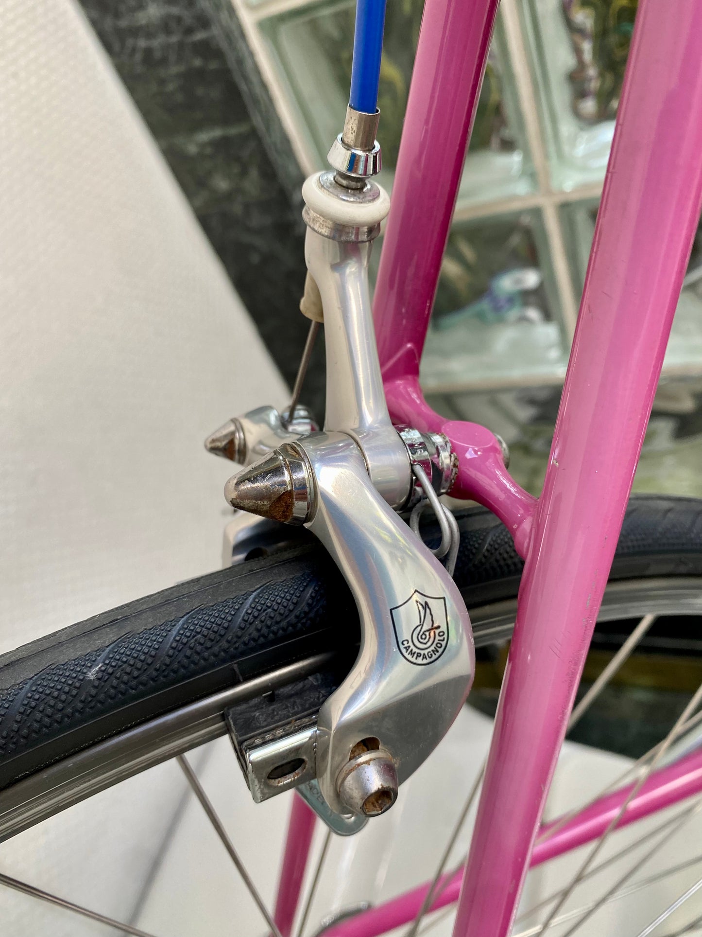 (SIZE 53cm) 1980's MARINONI SPECIAL ROAD BIKE - CAMPAGNOLO ATHENA GROUPSET - PINK