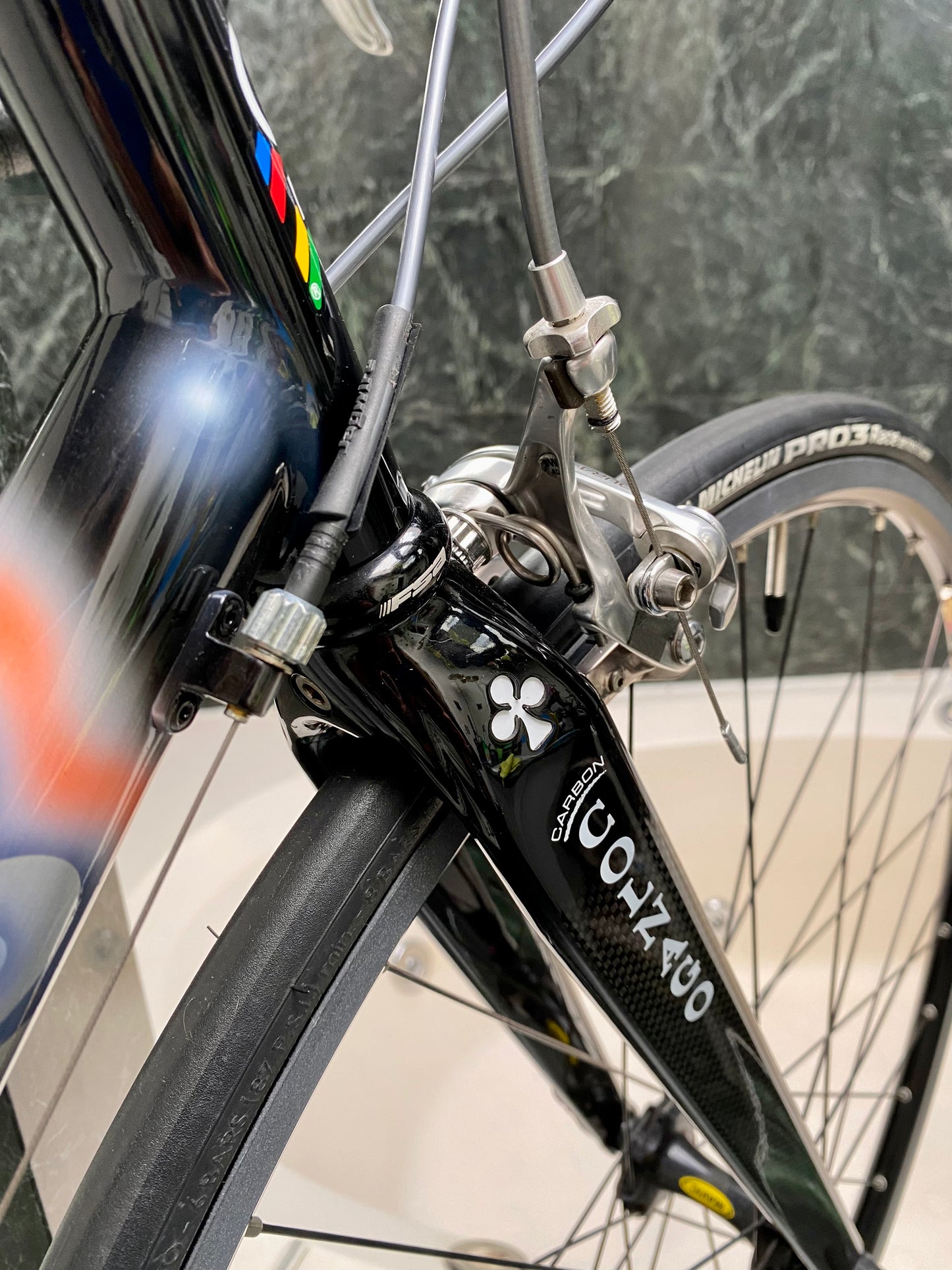 (SIZE 55cm) EARLY-2000's COLNAGO CT1 LUX TITANIO ROAD BIKE - DURA ACE - NOS