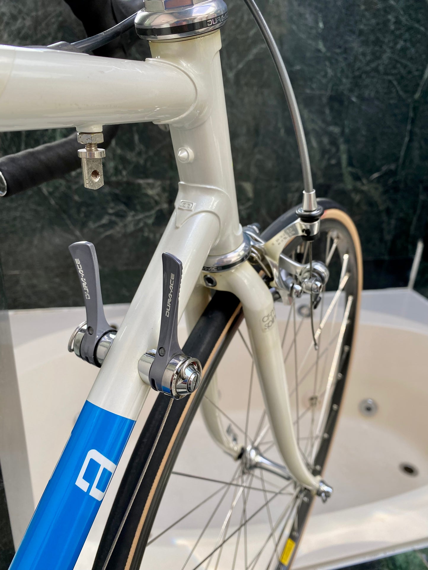 (SIZE 53.5cm) LATE-1980's TEAM MIYATA ROAD BIKE - SHIMANO DURA ACE - SPOTLESS