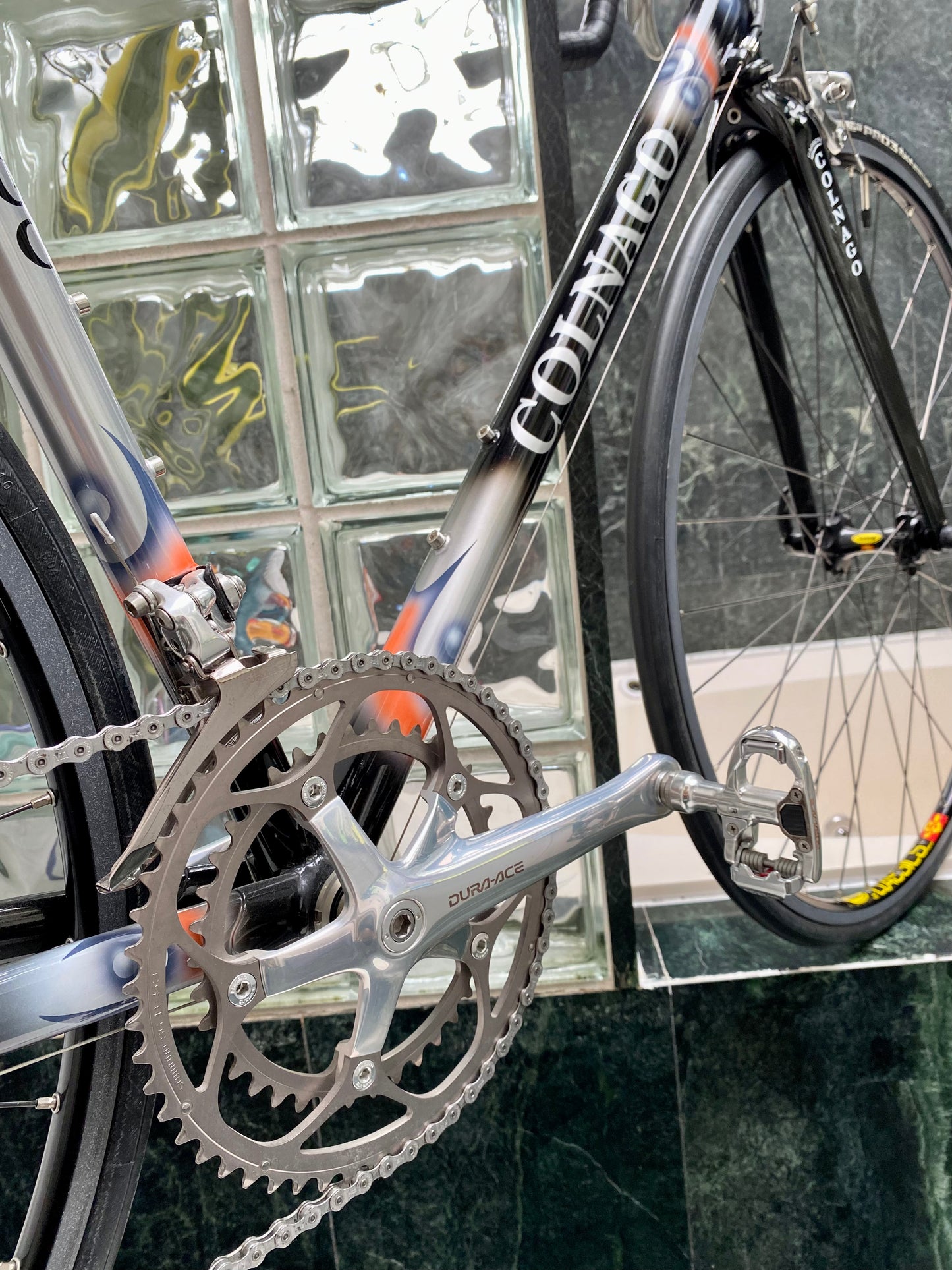 (SIZE 55cm) EARLY-2000's COLNAGO CT1 LUX TITANIO ROAD BIKE - DURA ACE - NOS