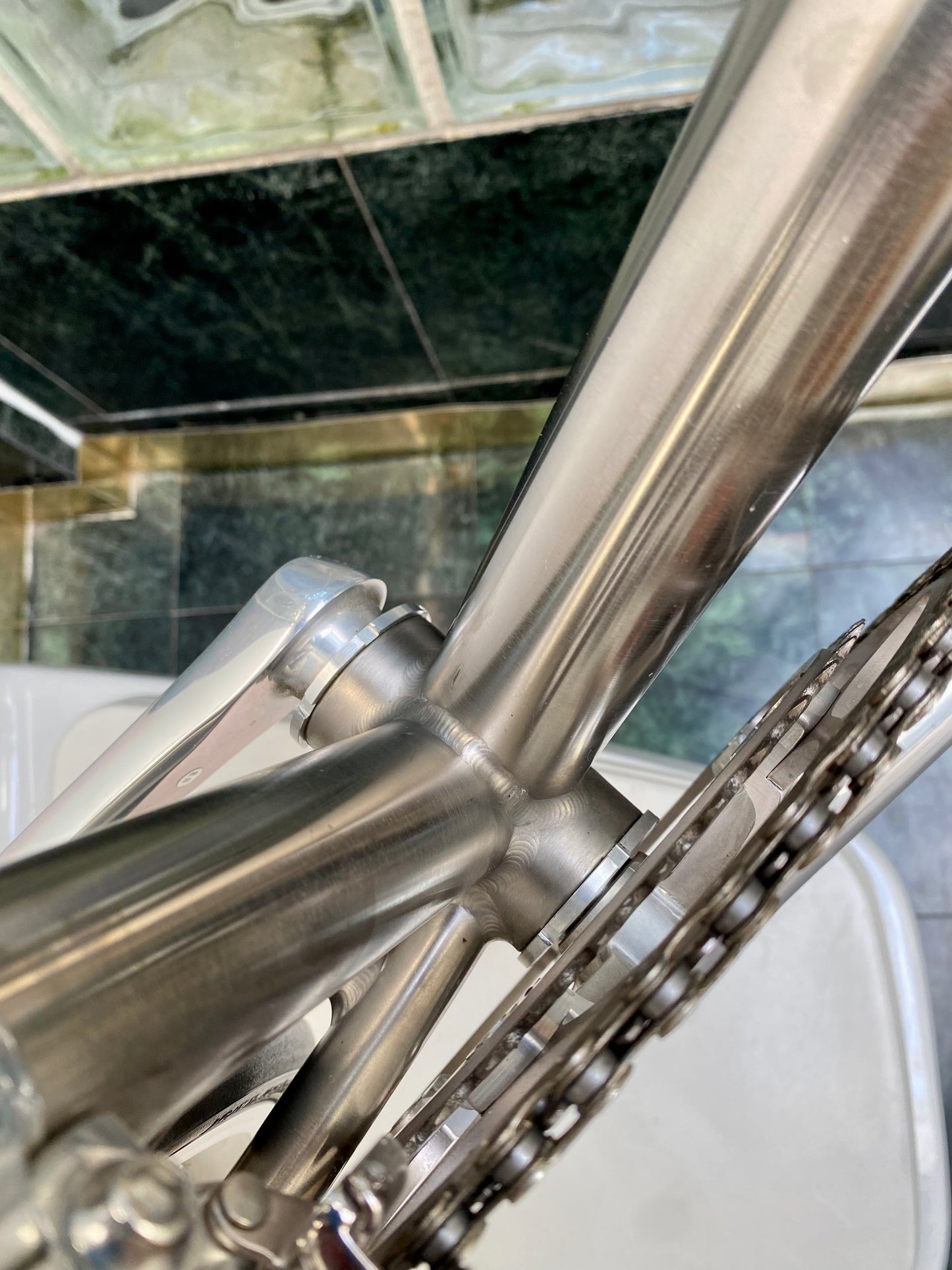 (SIZE 55cm) LATE-1990's LITESPEED VORTEX TITANIUM ROAD BIKE - SHIMANO DURA ACE - LIKE NEW