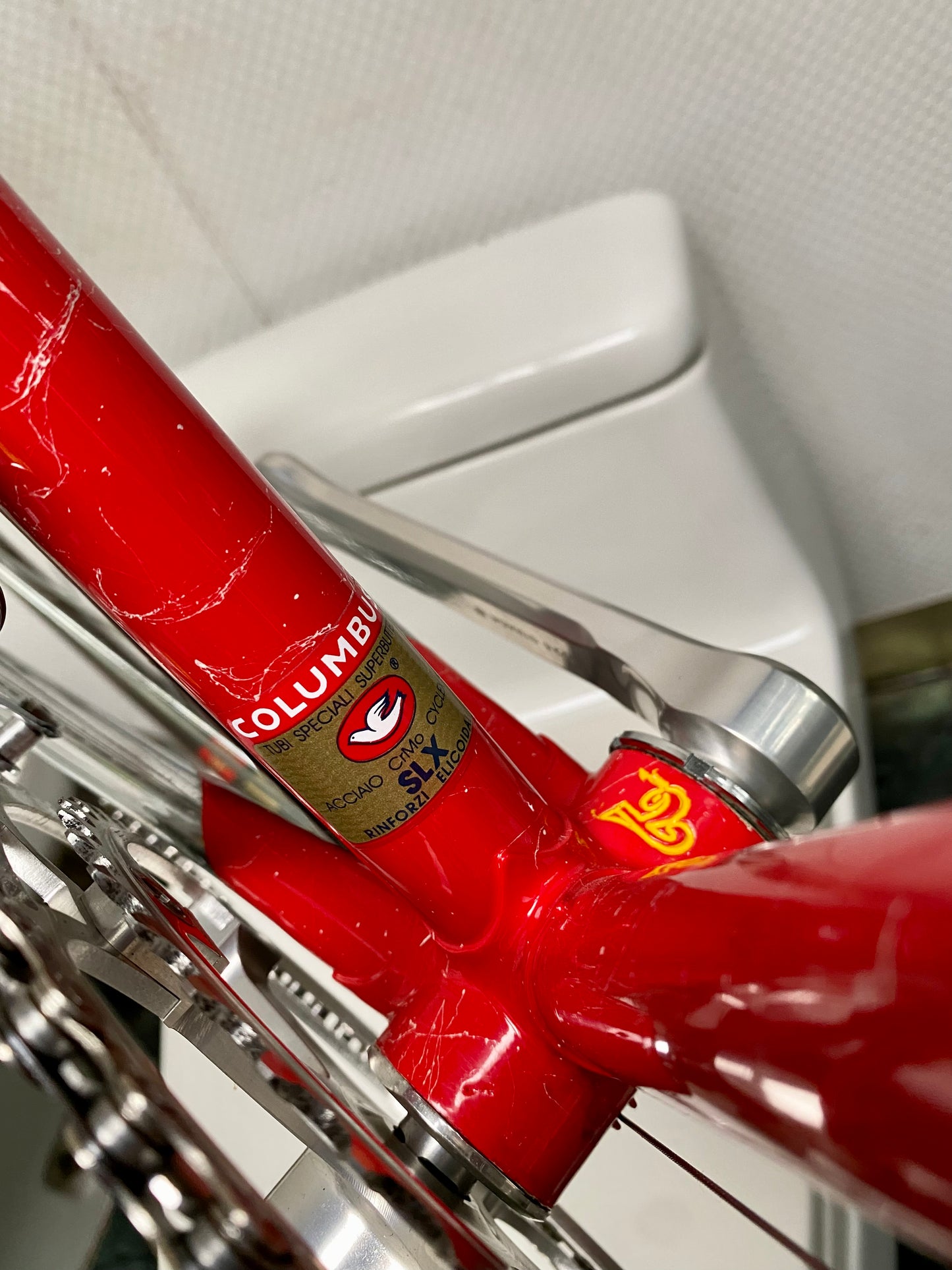 (SIZE 53cm) 1980's TOMMASINI SUPER PRESTIGE ROAD BIKE - CAMPAGNOLO SUPER RECORD - COLUMBUS SLX