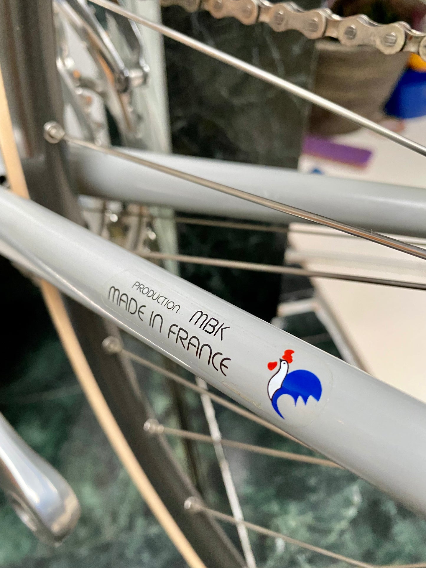 (SIZE 53cm) 1980's MBK / MOTOBECANE ROAD BIKE - CAMPAGNOLO ATHENA