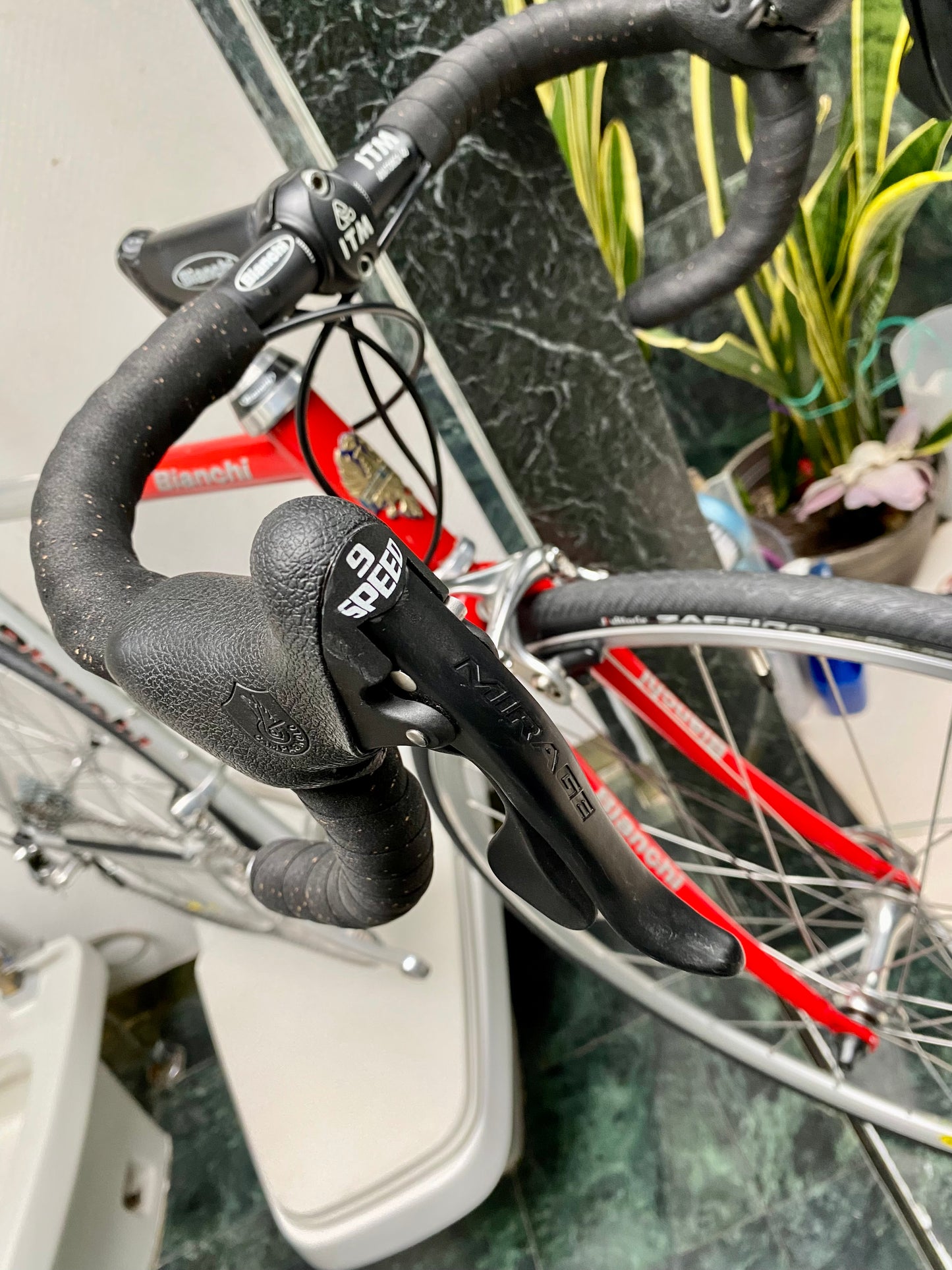 (SIZE 53cm) 1990's BIANCHI CAMPIONE ROAD BIKE - CAMPAGNOLO