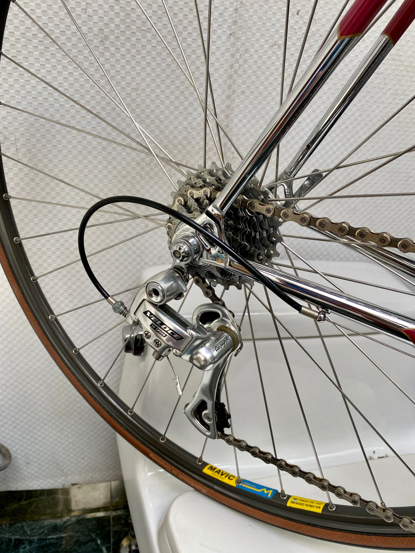 (SIZE 53cm) 2004 MARIPOSA STEEL ROAD BIKE - CUSTOM BUILT - CAMPAGNOLO