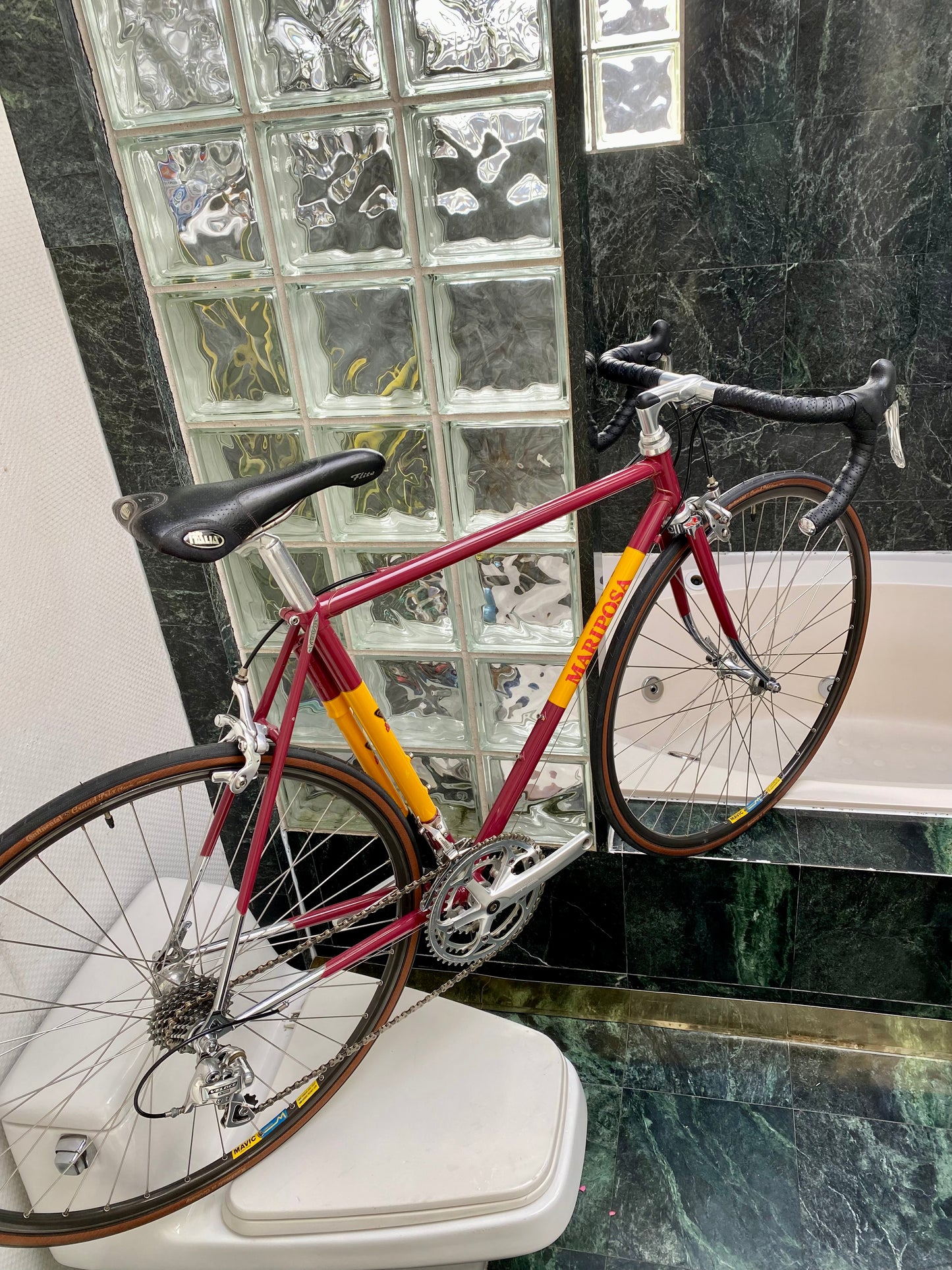 (SIZE 53cm) 2004 MARIPOSA STEEL ROAD BIKE - CUSTOM BUILT - CAMPAGNOLO