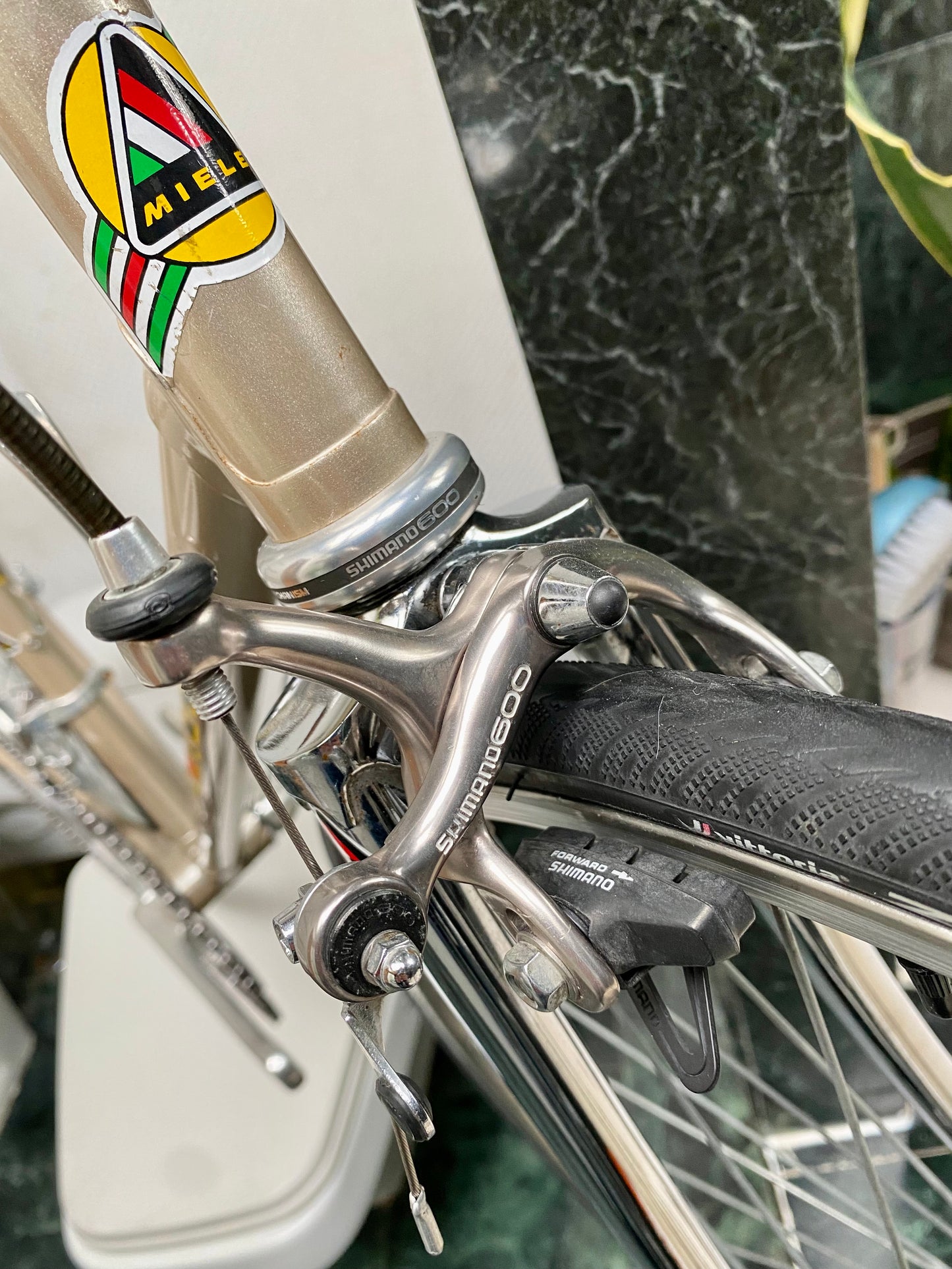 (SIZE 53cm) 1980's MIELE ROAD BIKE - SHIMANO 600