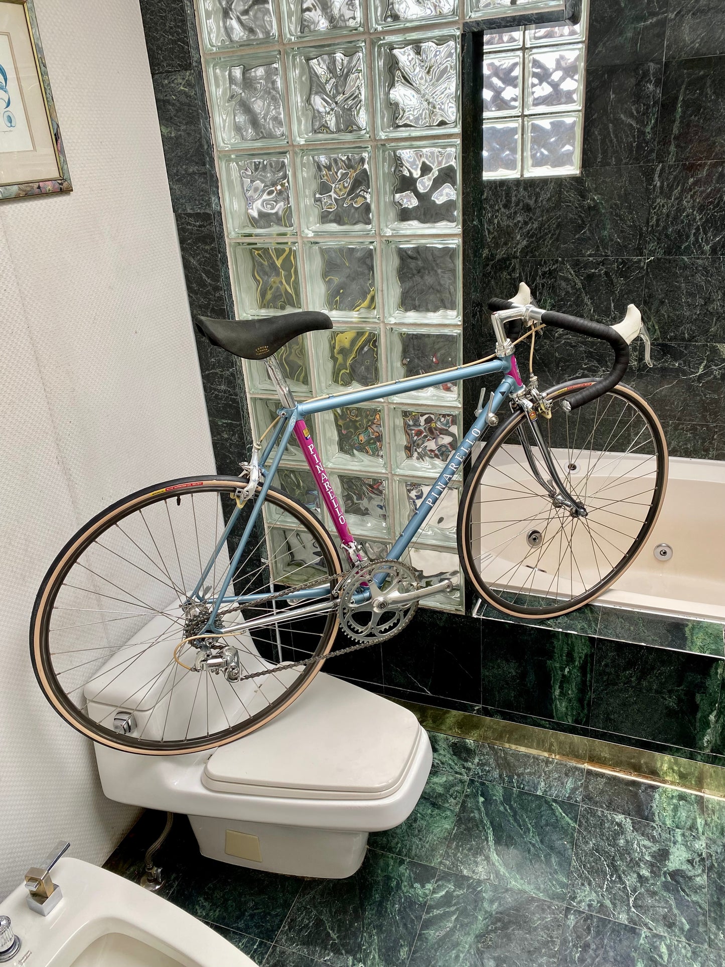 (SIZE 52cm) 1980's PINARELLO ROAD BIKE - CAMPAGNOLO CHORUS - LIKE NEW